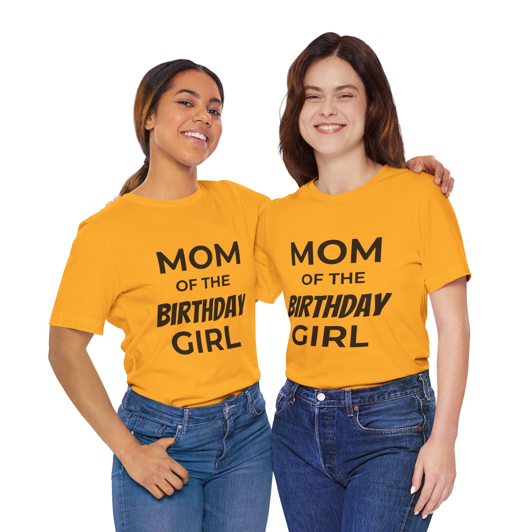 Custom Adult Birthday Crew Neck Tee - Unisex - Title/Role on front - Birthday person on front - Age on back