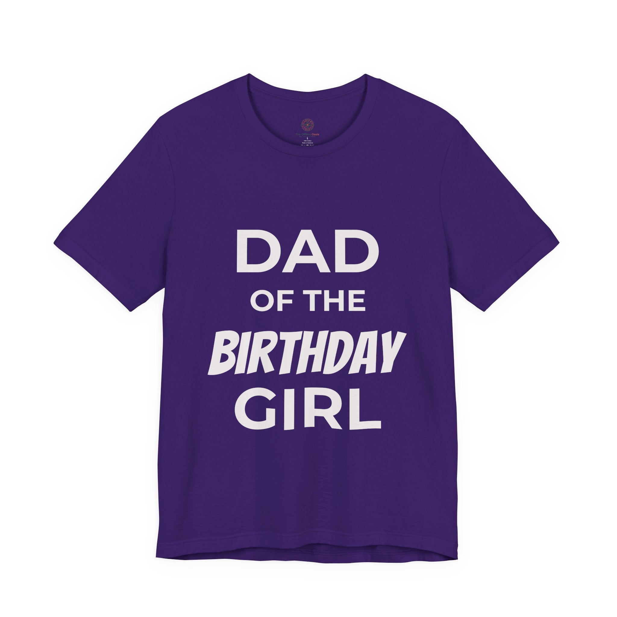 Custom Adult Birthday Crew Neck Tee - Unisex - Title/Role on front - Birthday person on front - Age on back