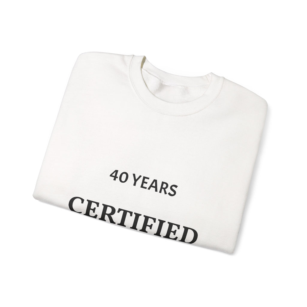 Crewneck Sweatshirt — "Certified Classic" Pullover