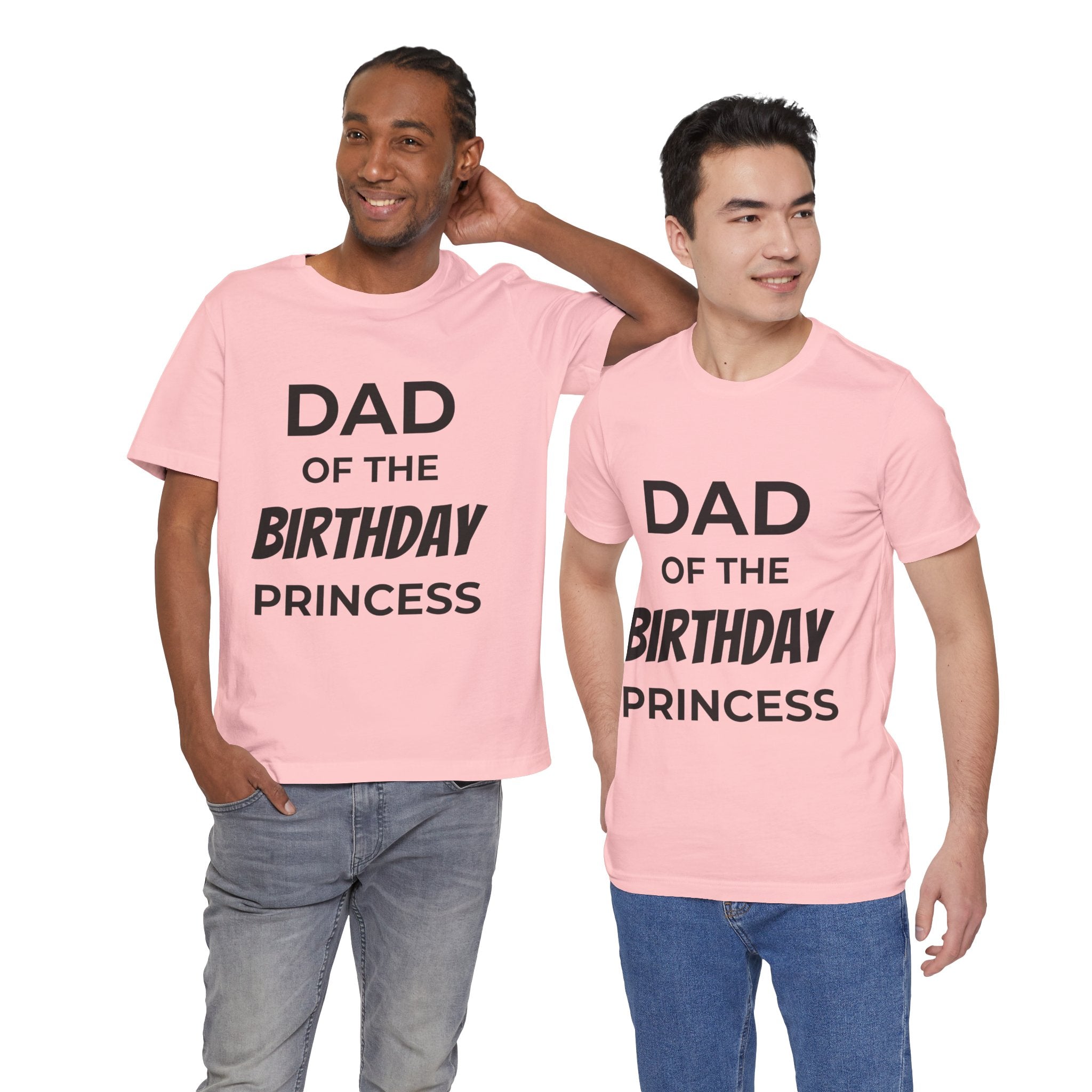 Custom Adult Birthday Crew Neck Tee - Unisex - Title/Role on front - Birthday person on front - Age on back