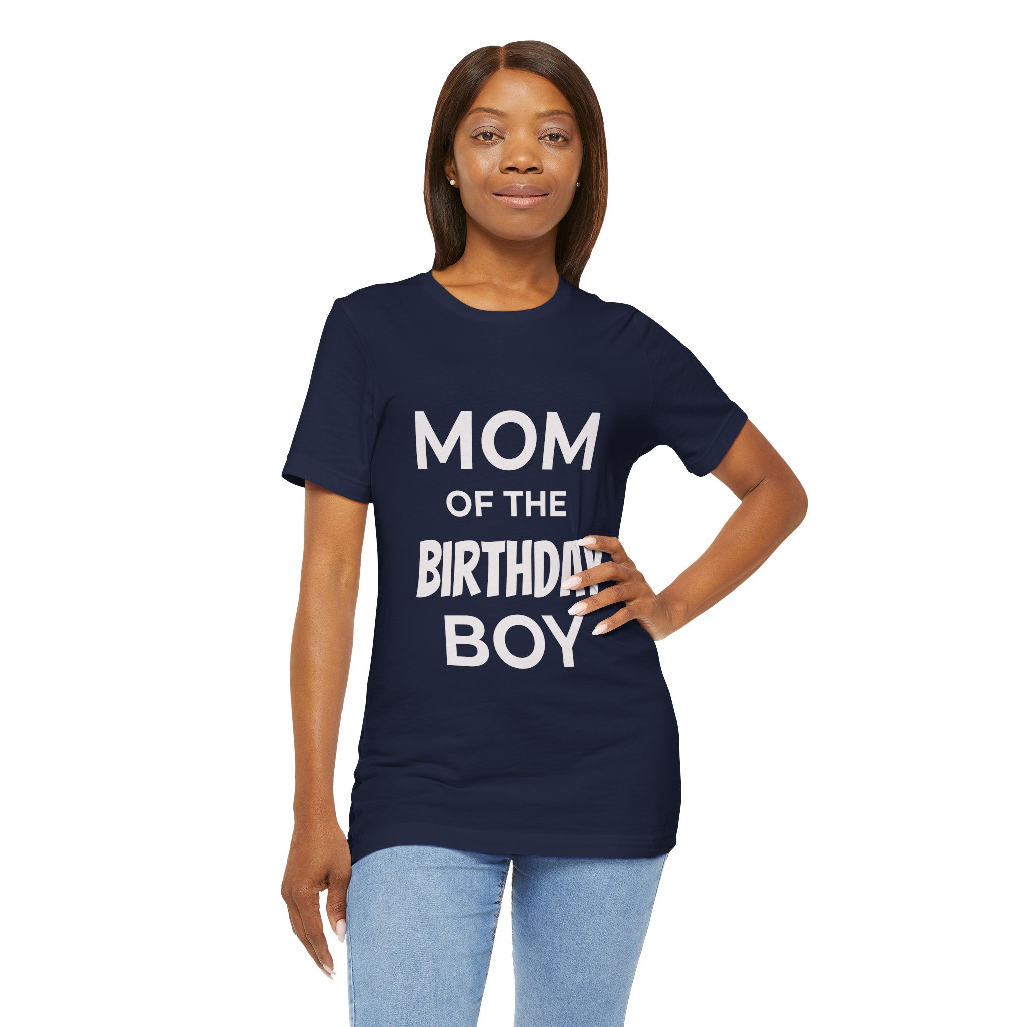 Custom Adult Birthday Crew Neck Tee - Unisex - Title/Role on front - Birthday person on front - Age on back