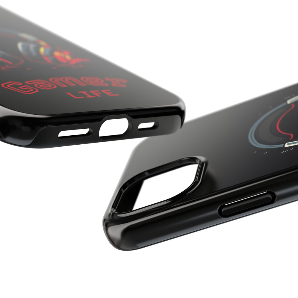 Gamer Life Tough Phone Case with Gamer Headset Design