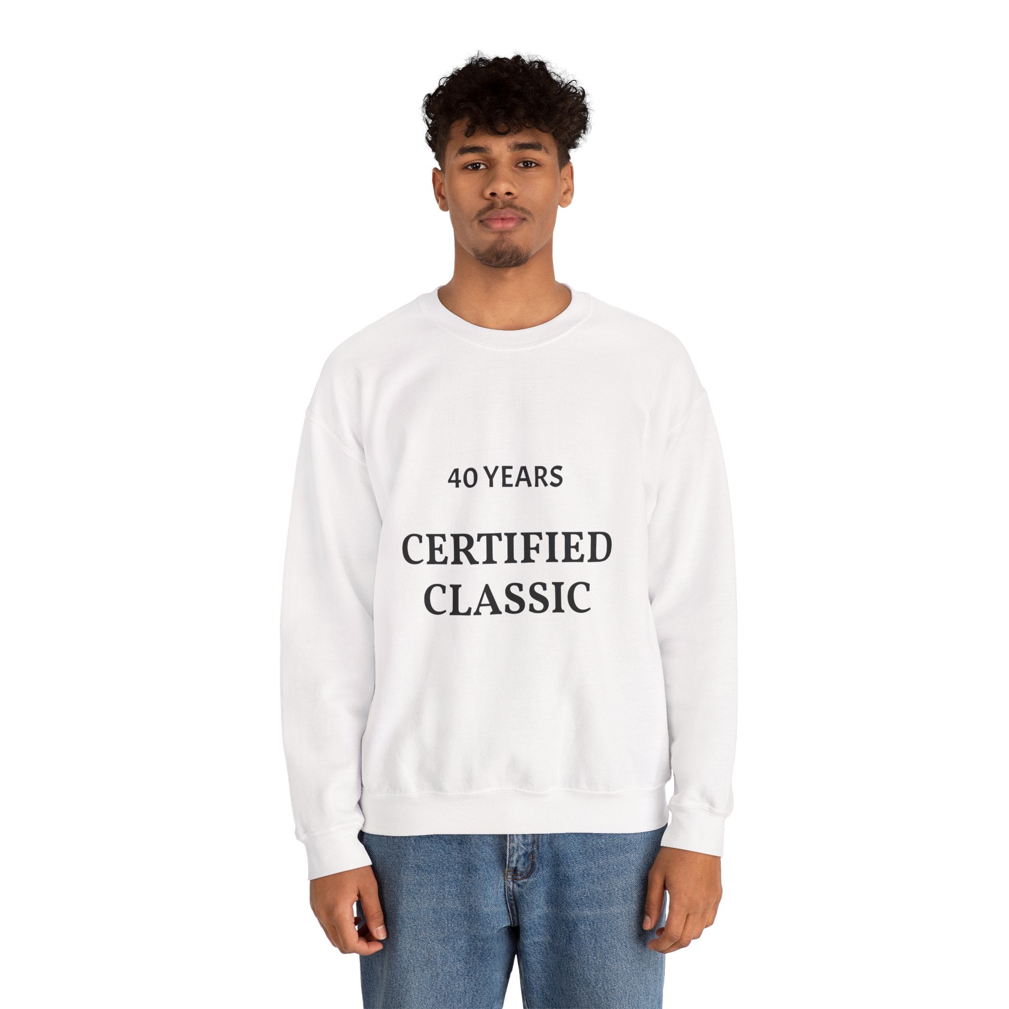 Crewneck Sweatshirt — "Certified Classic" Pullover