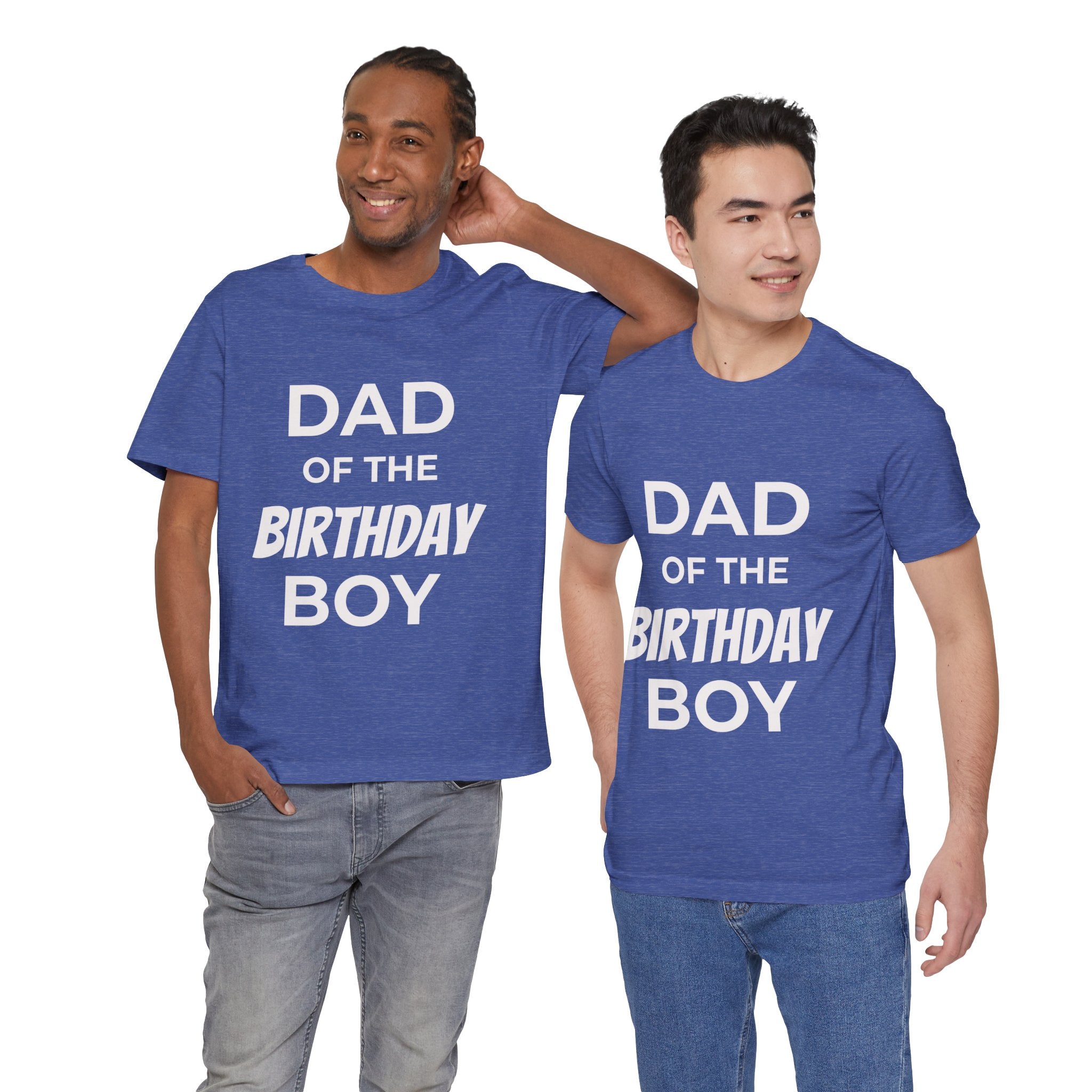 Custom Adult Birthday Crew Neck Tee - Unisex - Title/Role on front - Birthday person on front - Age on back