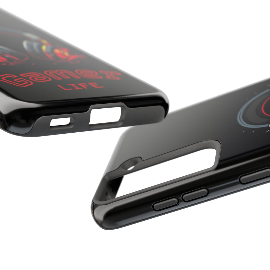 Gamer Life Tough Phone Case with Gamer Headset Design