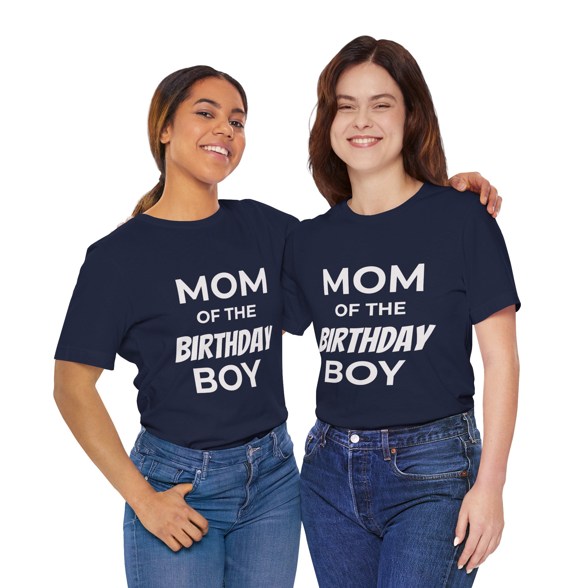 Custom Adult Birthday Crew Neck Tee - Unisex - Title/Role on front - Birthday person on front - Age on back