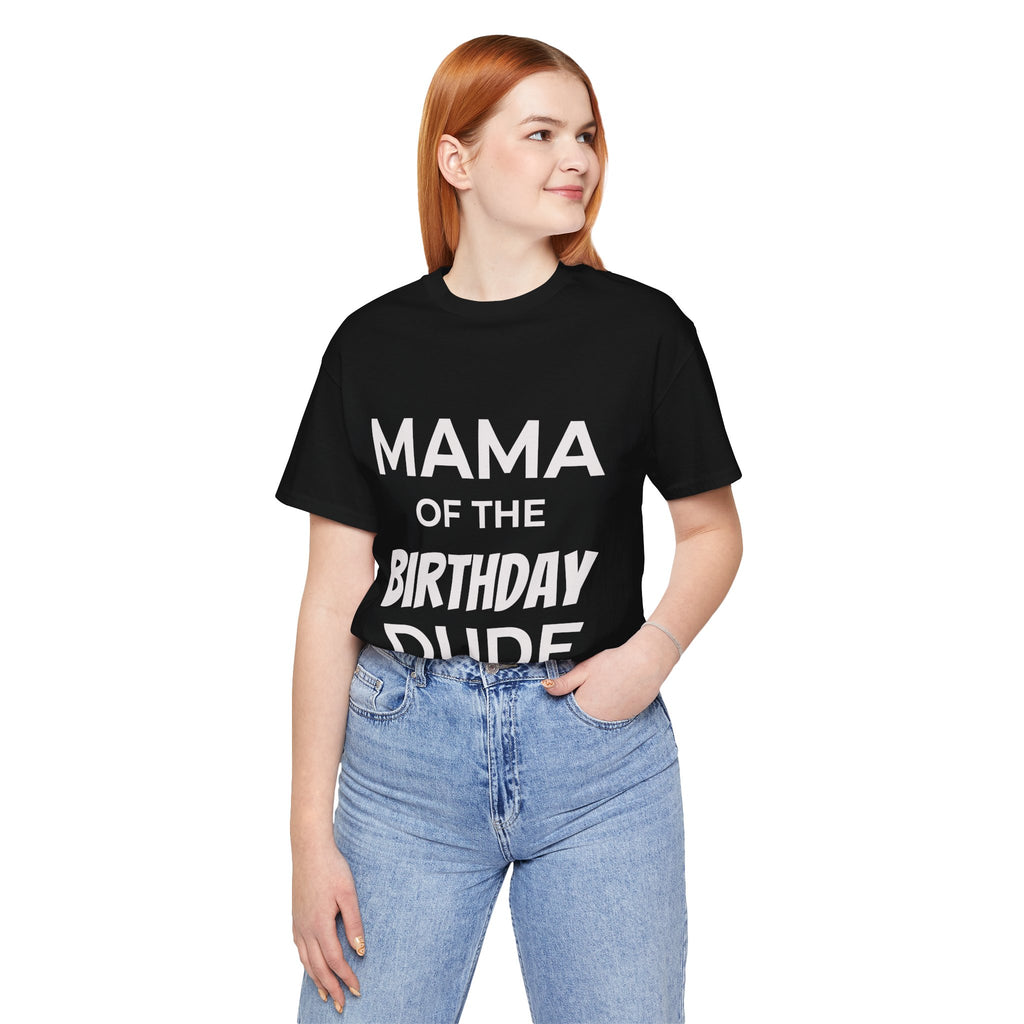 Custom Adult Birthday Crew Neck Tee - Unisex - Title/Role on front - Birthday person on front - Age on back