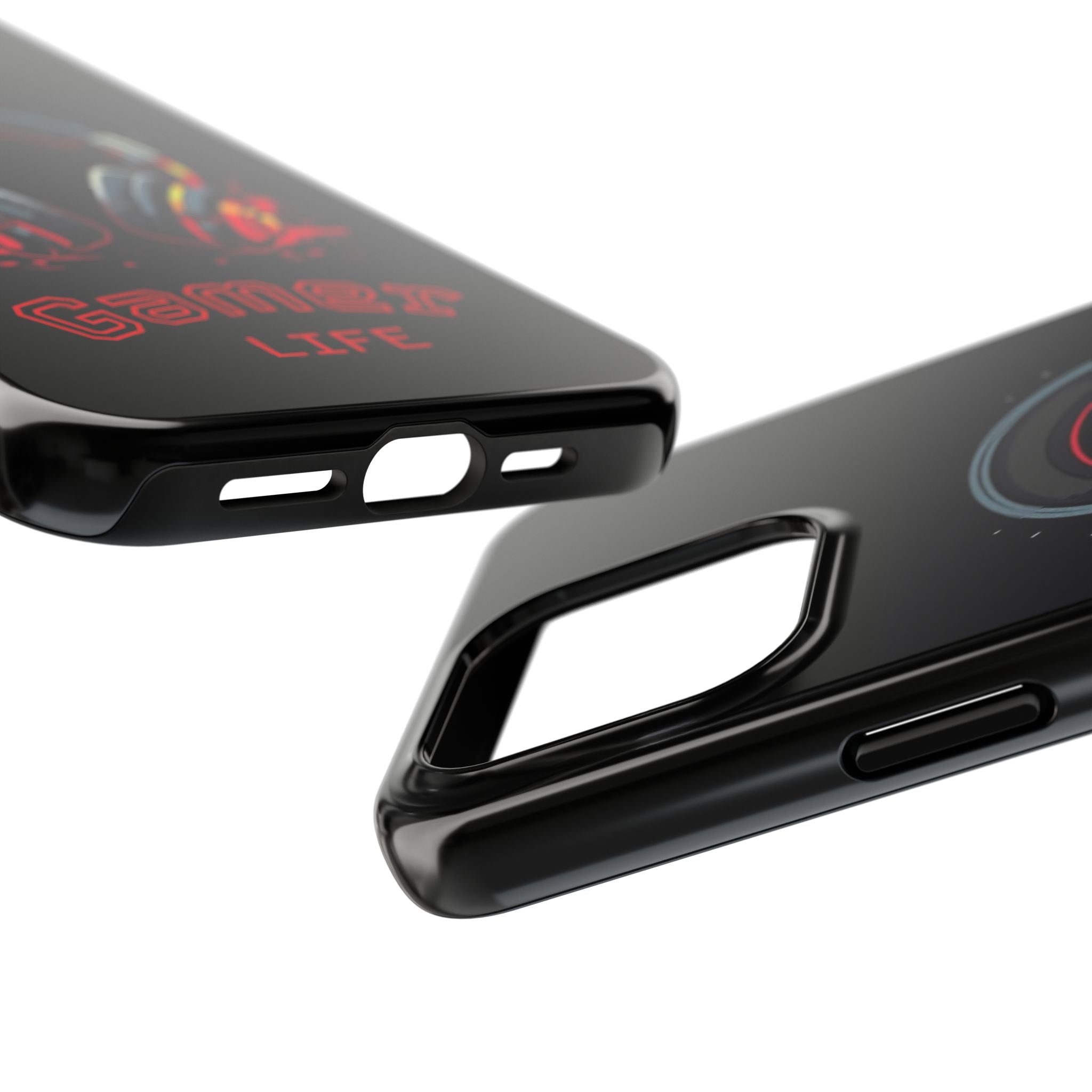 Gamer Life Tough Phone Case with Gamer Headset Design