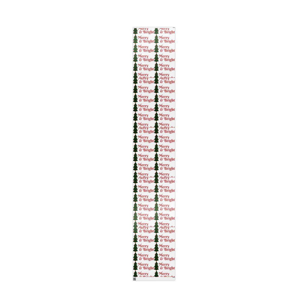 Festive Christmas Wrapping Paper with Merry Design