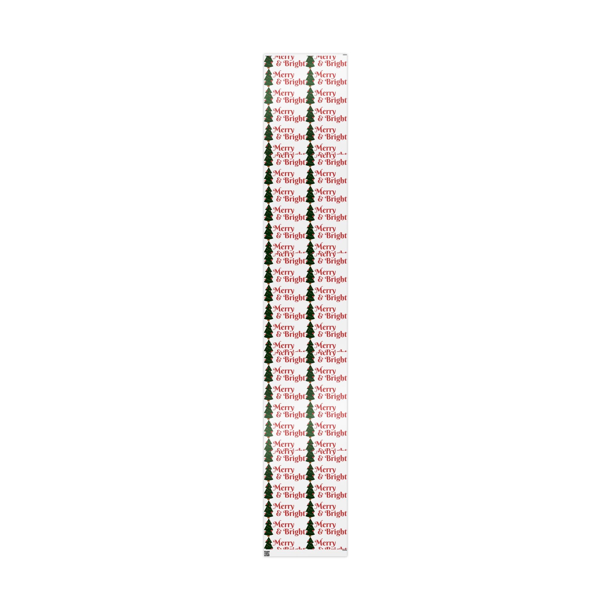 Festive Christmas Wrapping Paper with Merry Design