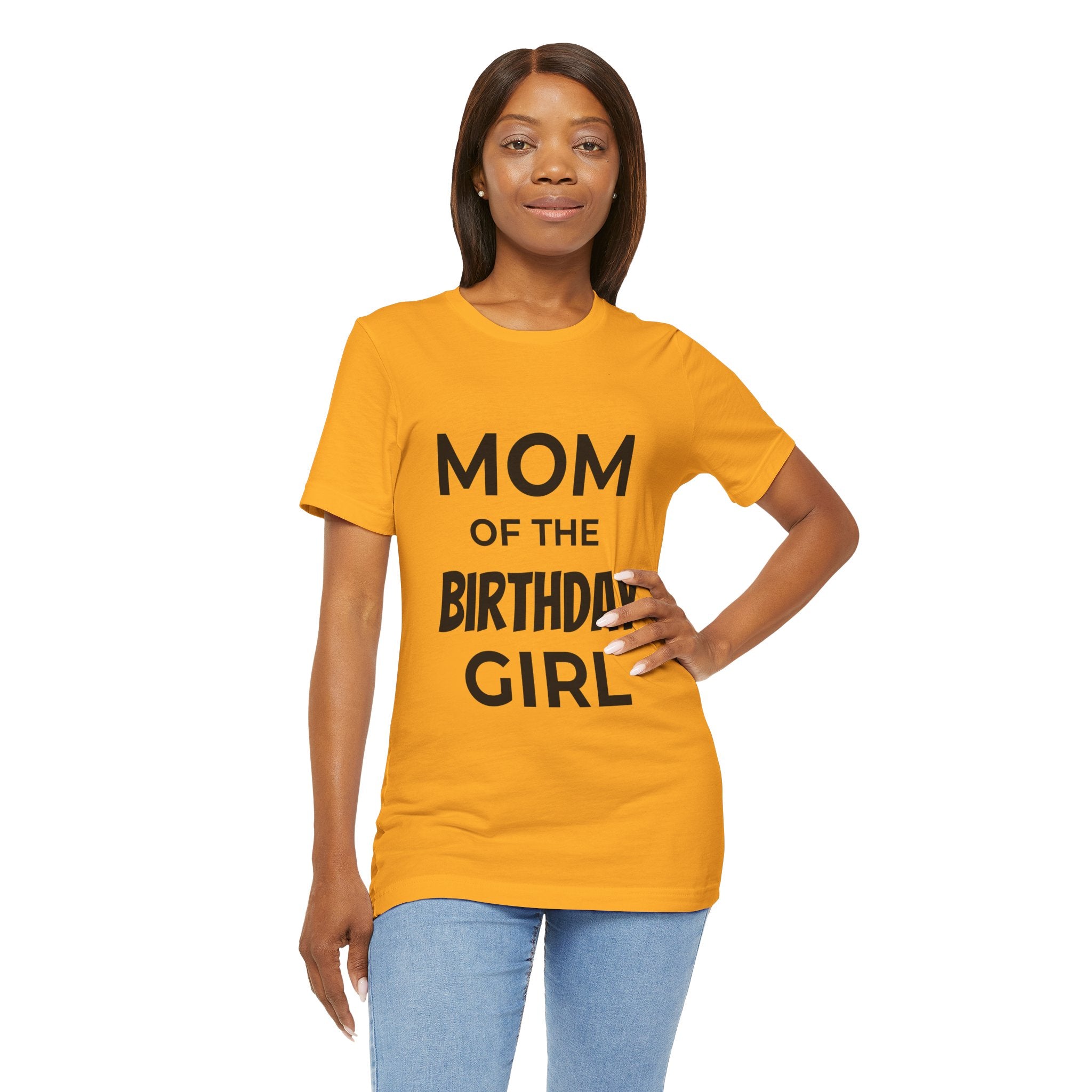 Custom Adult Birthday Crew Neck Tee - Unisex - Title/Role on front - Birthday person on front - Age on back
