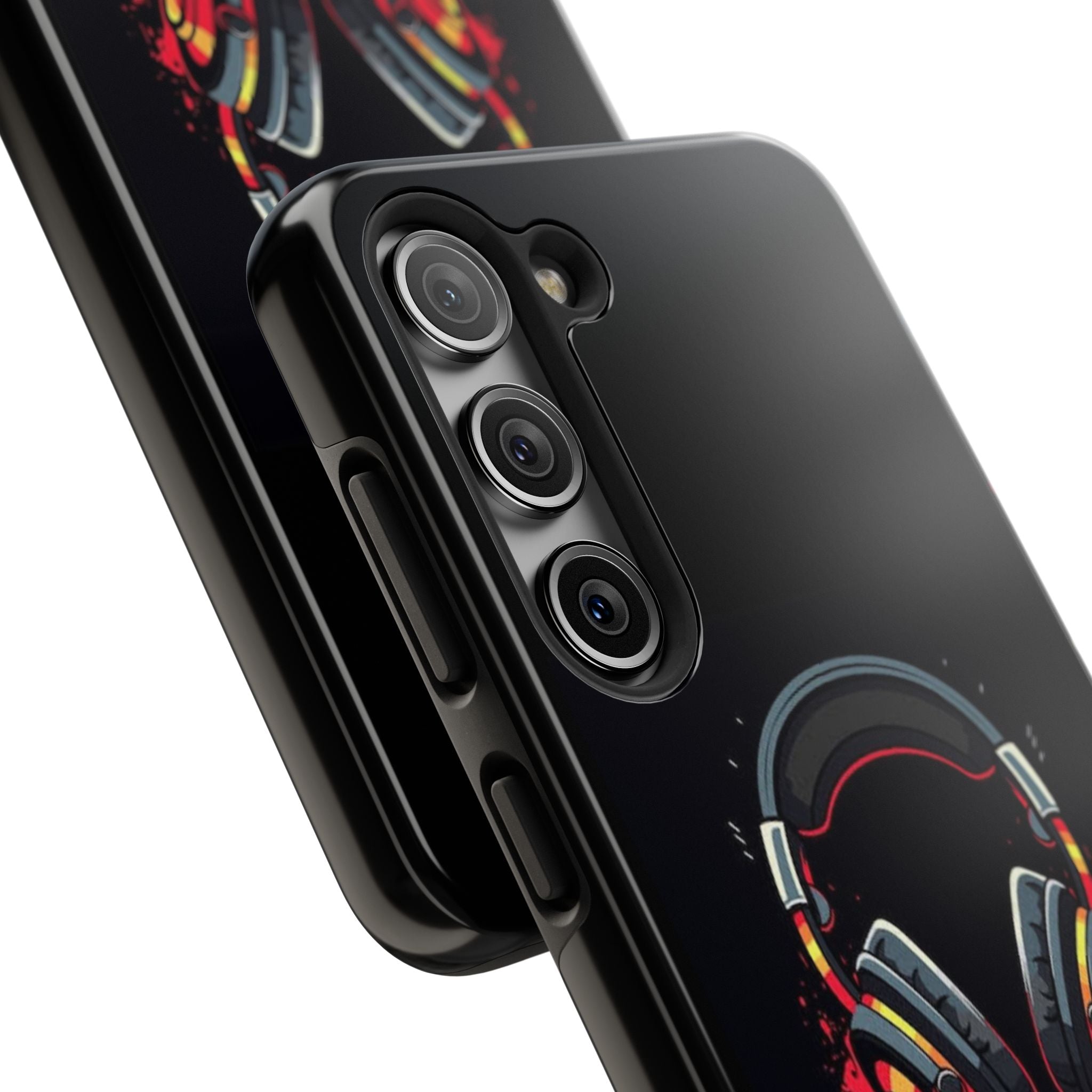 Gamer Life Tough Phone Case with Gamer Headset Design