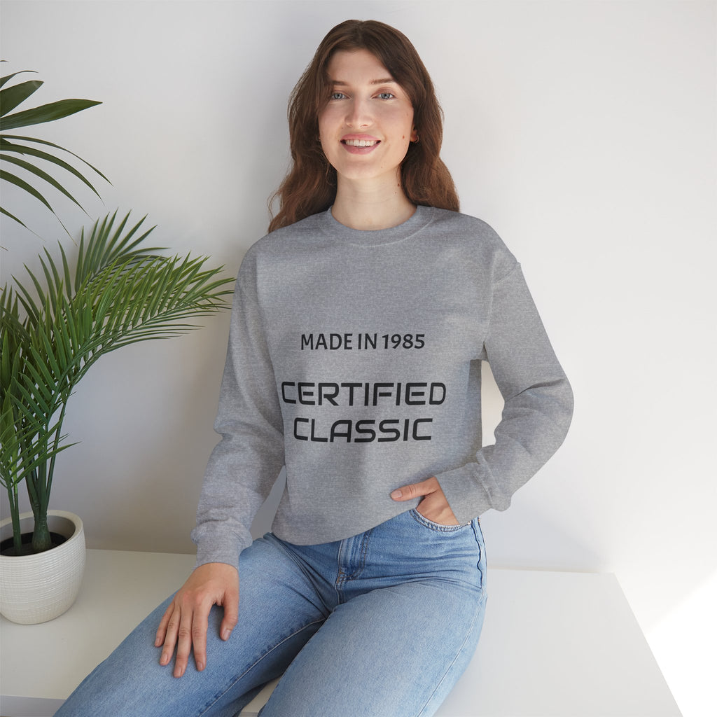 Crewneck Sweatshirt — "Certified Classic" Pullover