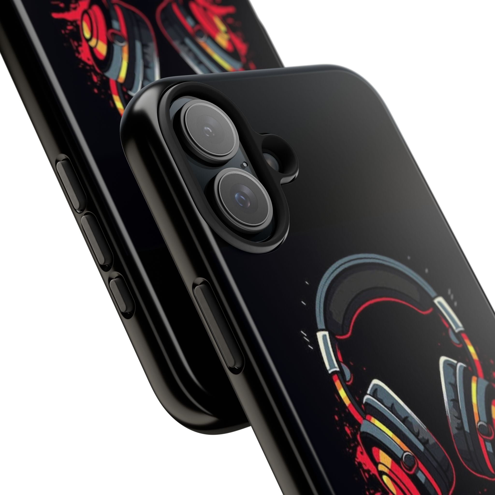 Gamer Life Tough Phone Case with Gamer Headset Design