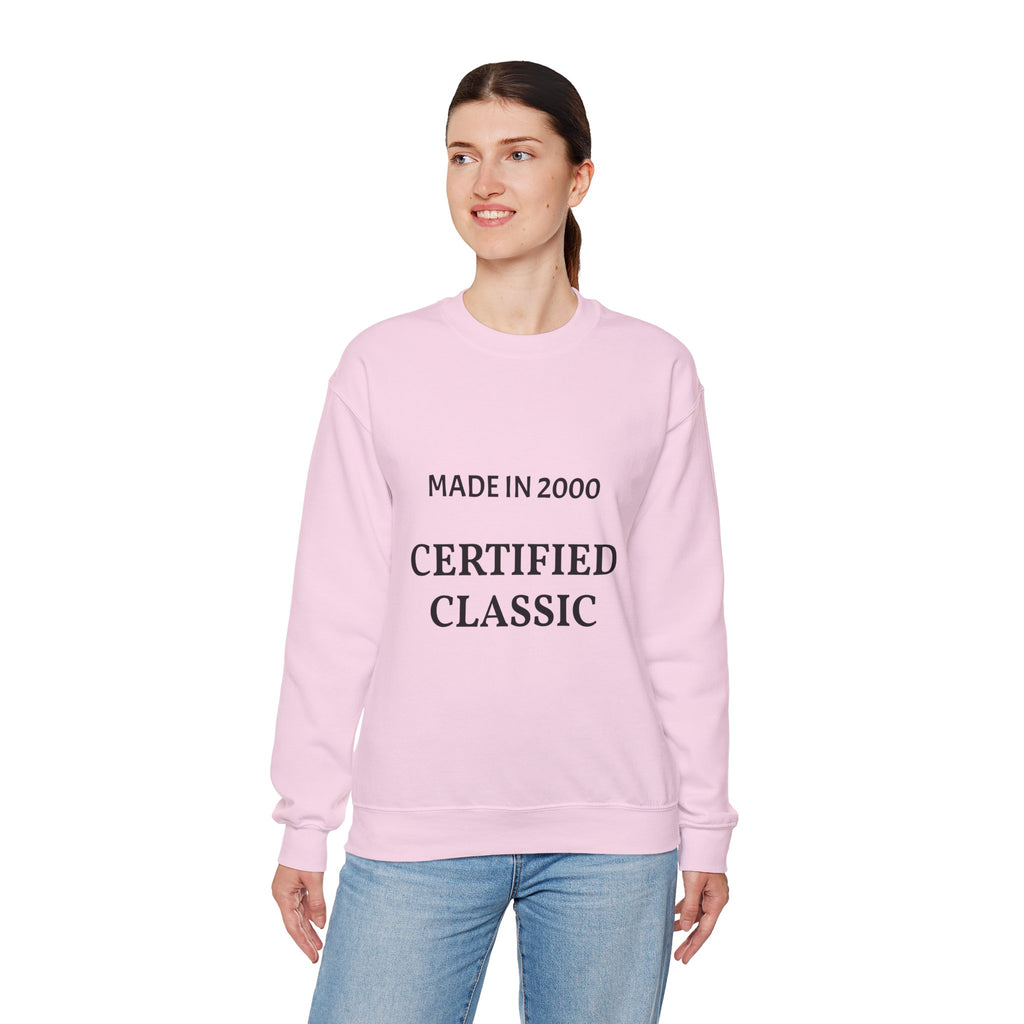 Crewneck Sweatshirt — "Certified Classic" Pullover