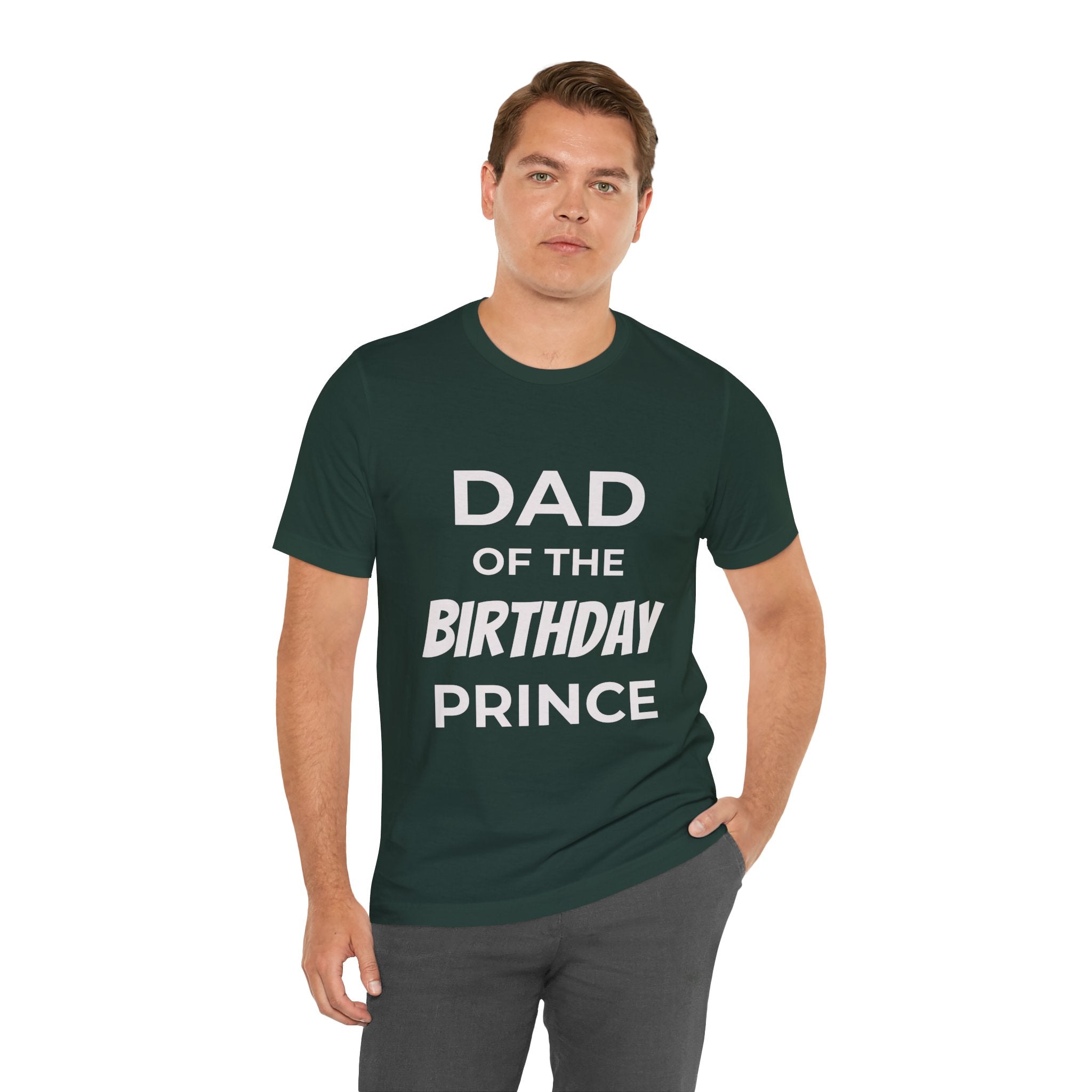 Custom Adult Birthday Crew Neck Tee - Unisex - Title/Role on front - Birthday person on front - Age on back