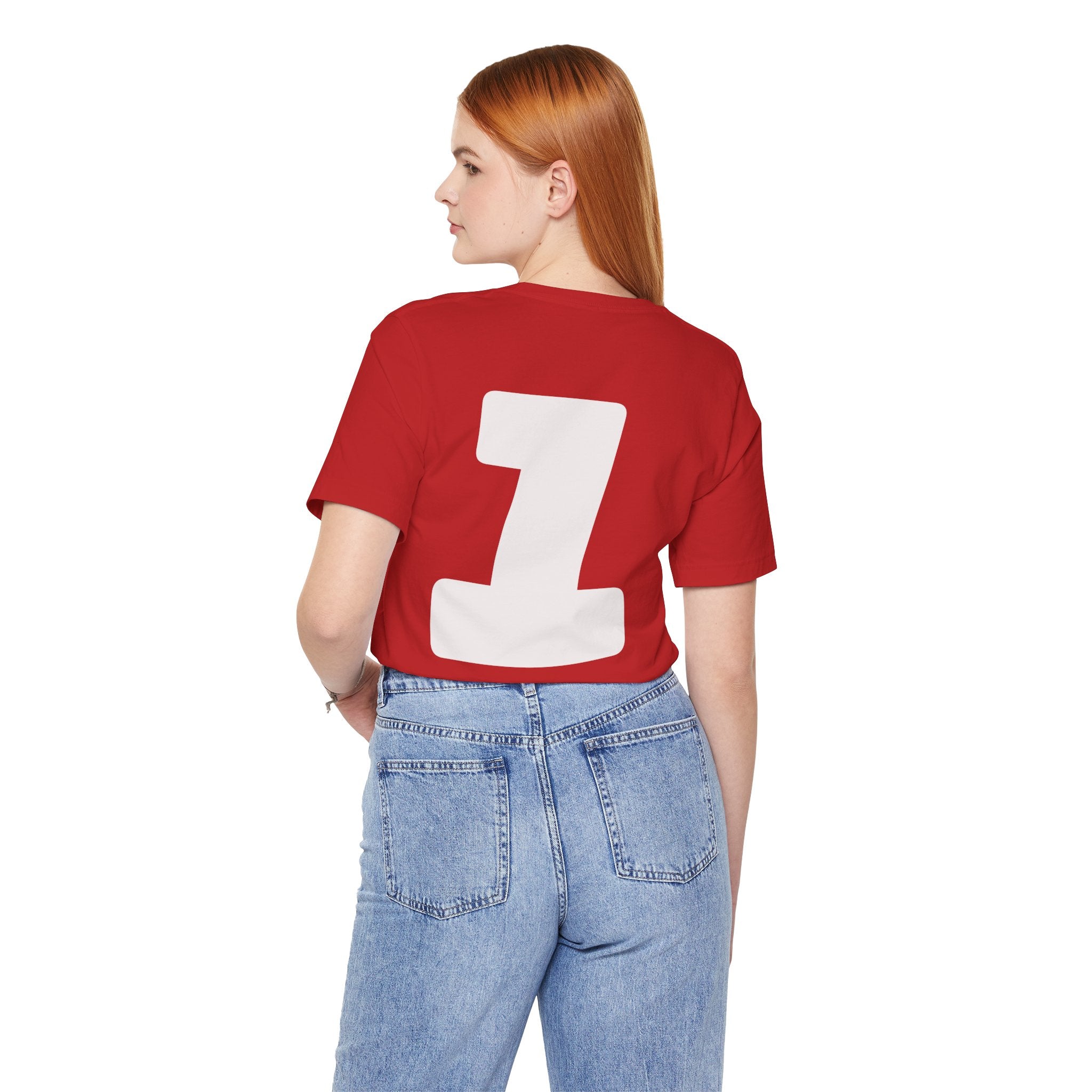 Custom Adult Birthday Crew Neck Tee - Unisex - Title/Role on front - Birthday person on front - Age on back