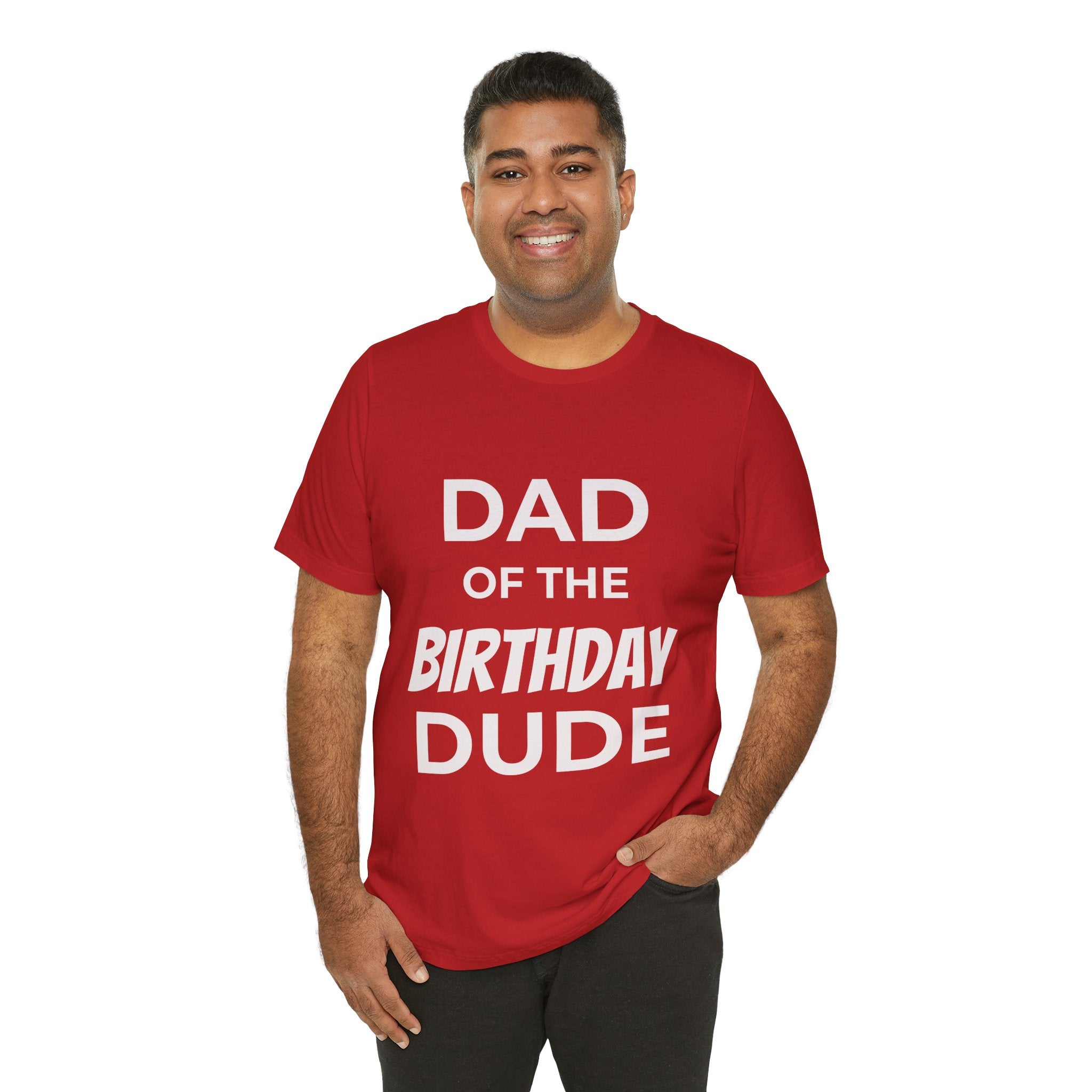 Custom Adult Birthday Crew Neck Tee - Unisex - Title/Role on front - Birthday person on front - Age on back
