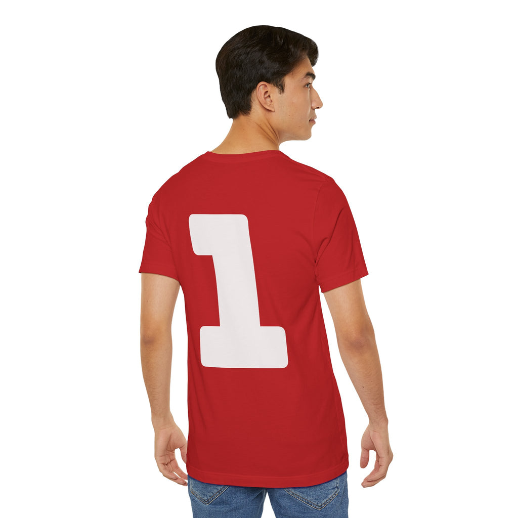 Custom Adult Birthday Crew Neck Tee - Unisex - Title/Role on front - Birthday person on front - Age on back