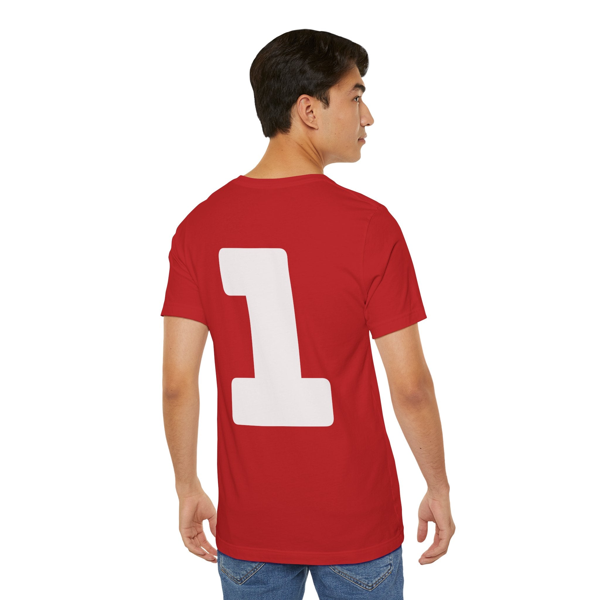 Custom Adult Birthday Crew Neck Tee - Unisex - Title/Role on front - Birthday person on front - Age on back