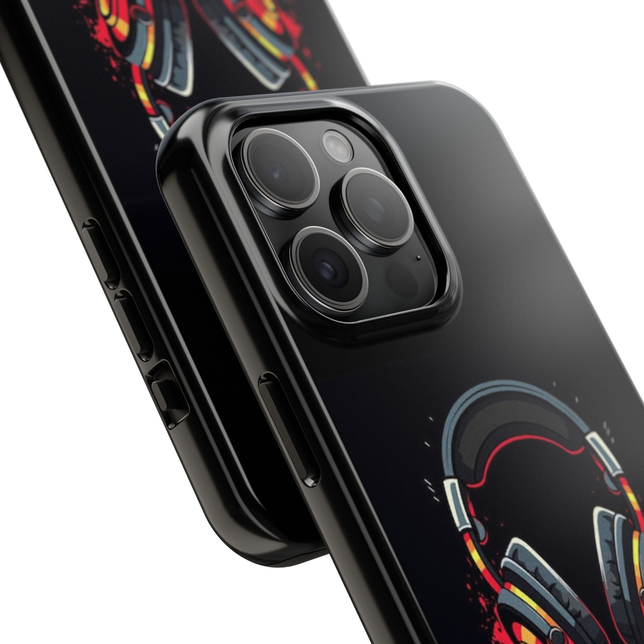 Gamer Life Tough Phone Case with Gamer Headset Design