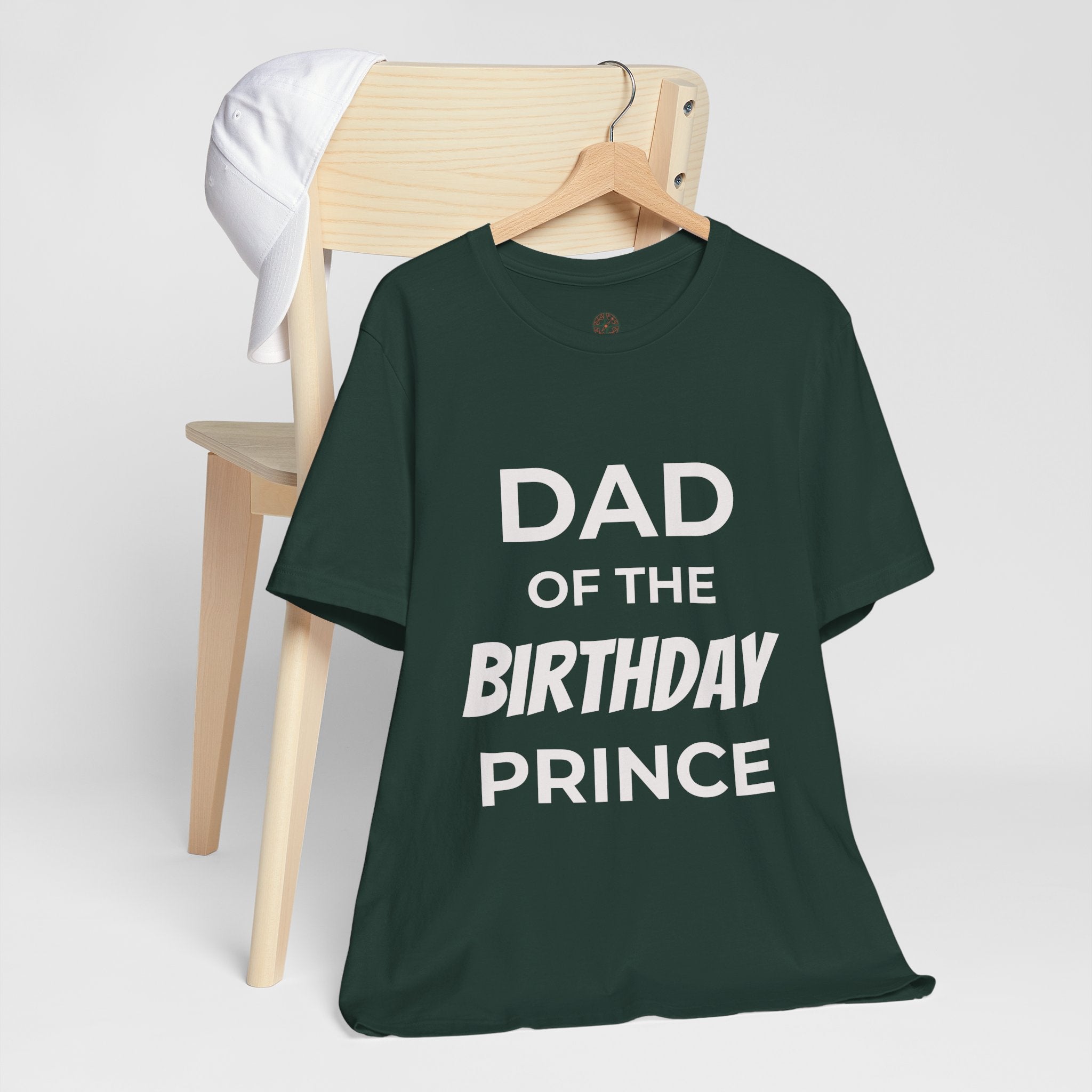 Custom Adult Birthday Crew Neck Tee - Unisex - Title/Role on front - Birthday person on front - Age on back