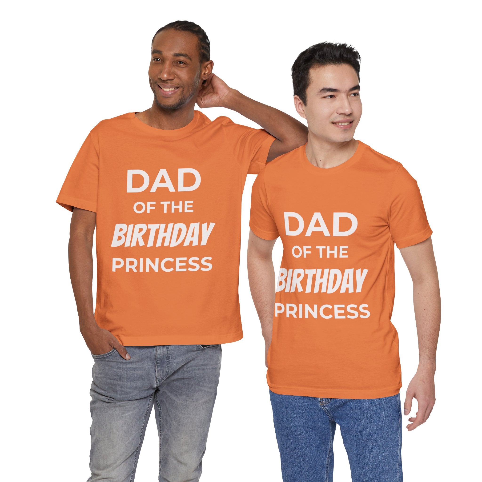 Custom Adult Birthday Crew Neck Tee - Unisex - Title/Role on front - Birthday person on front - Age on back