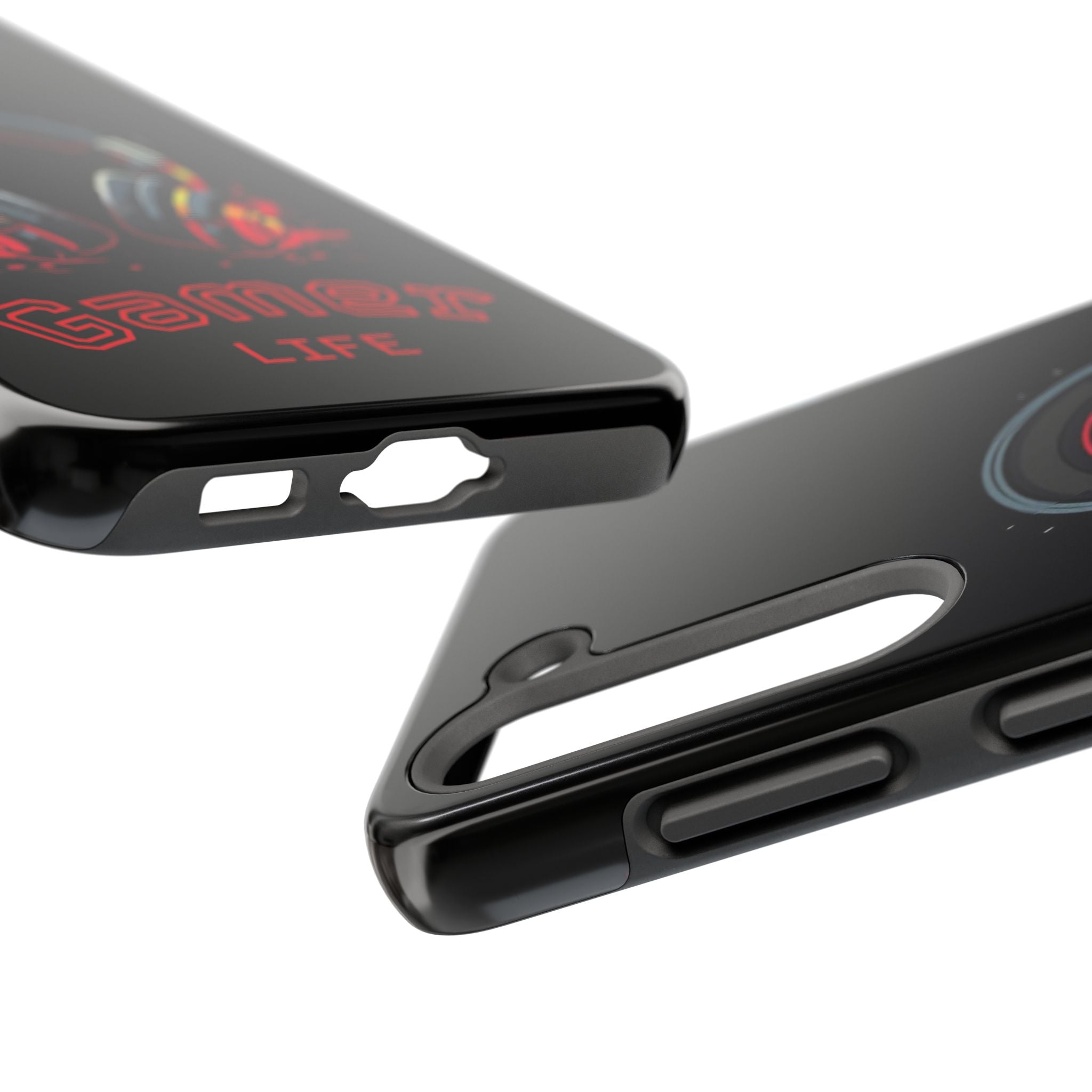 Gamer Life Tough Phone Case with Gamer Headset Design