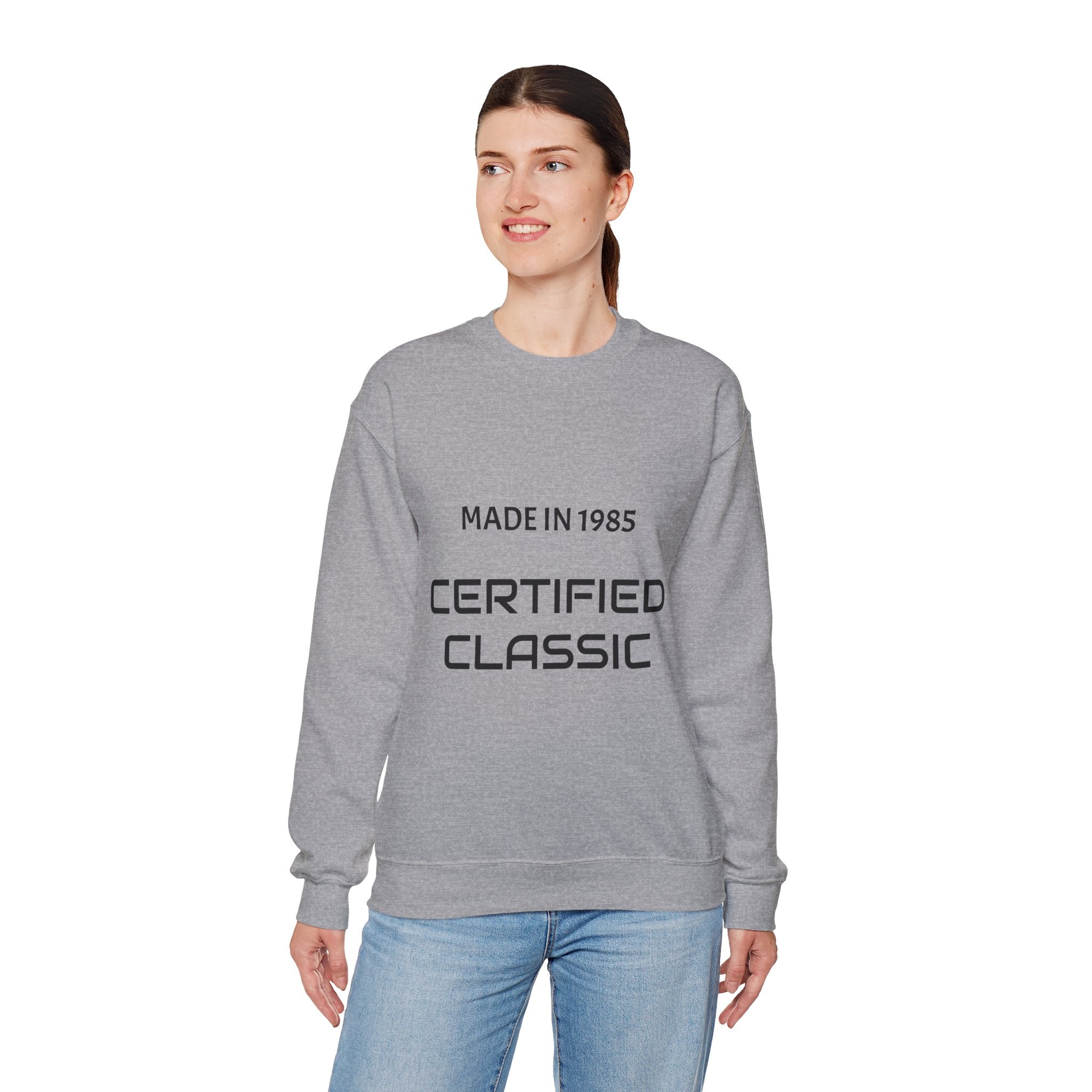 Crewneck Sweatshirt — "Certified Classic" Pullover
