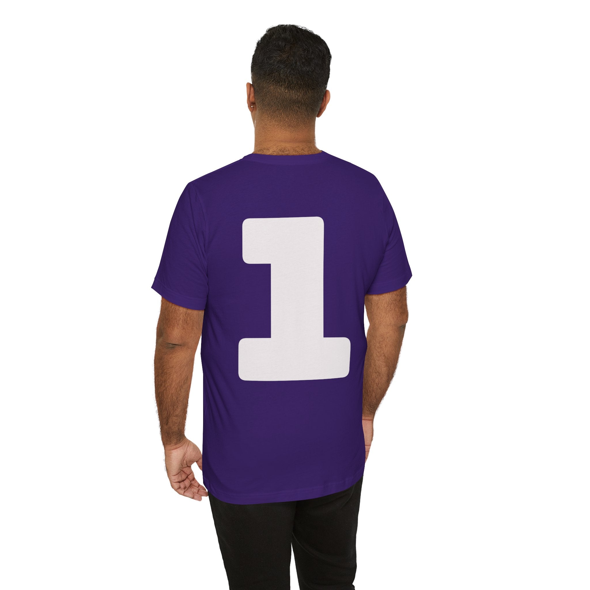 Custom Adult Birthday Crew Neck Tee - Unisex - Title/Role on front - Birthday person on front - Age on back