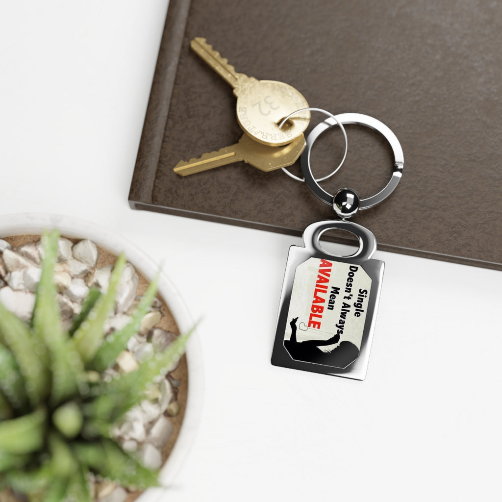 Stylish Photo Keyring Keychain