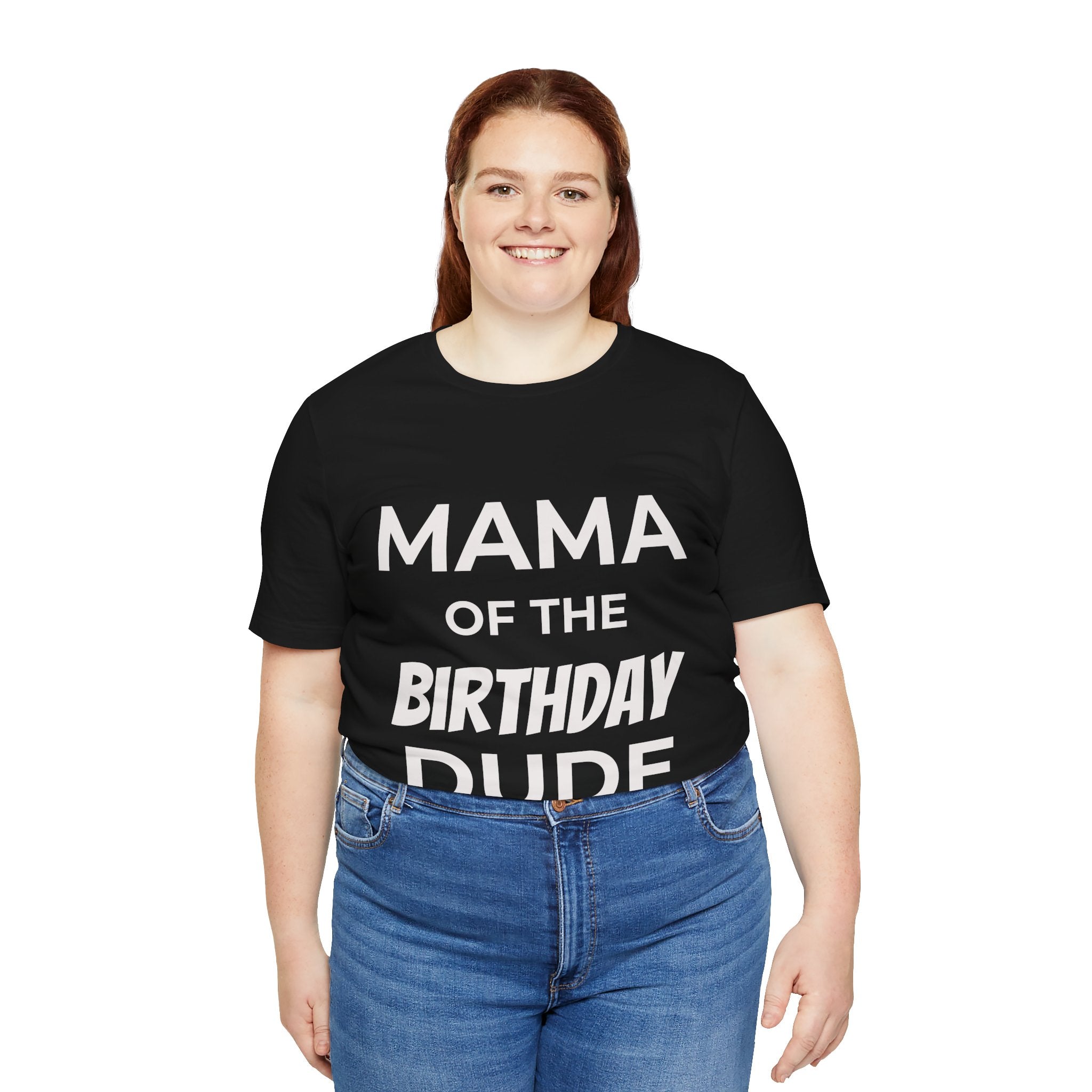 Custom Adult Birthday Crew Neck Tee - Unisex - Title/Role on front - Birthday person on front - Age on back