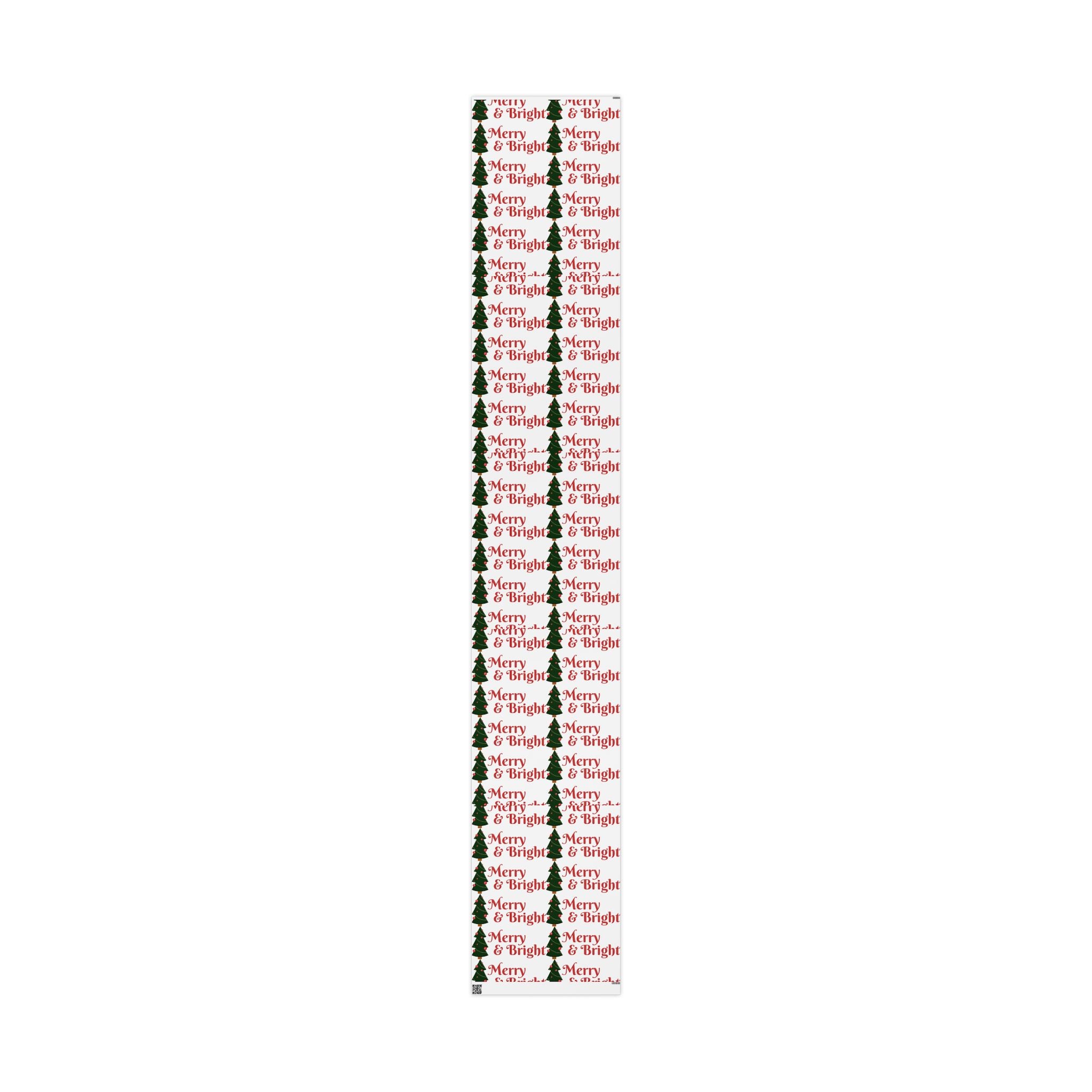 Festive Christmas Wrapping Paper with Merry Design
