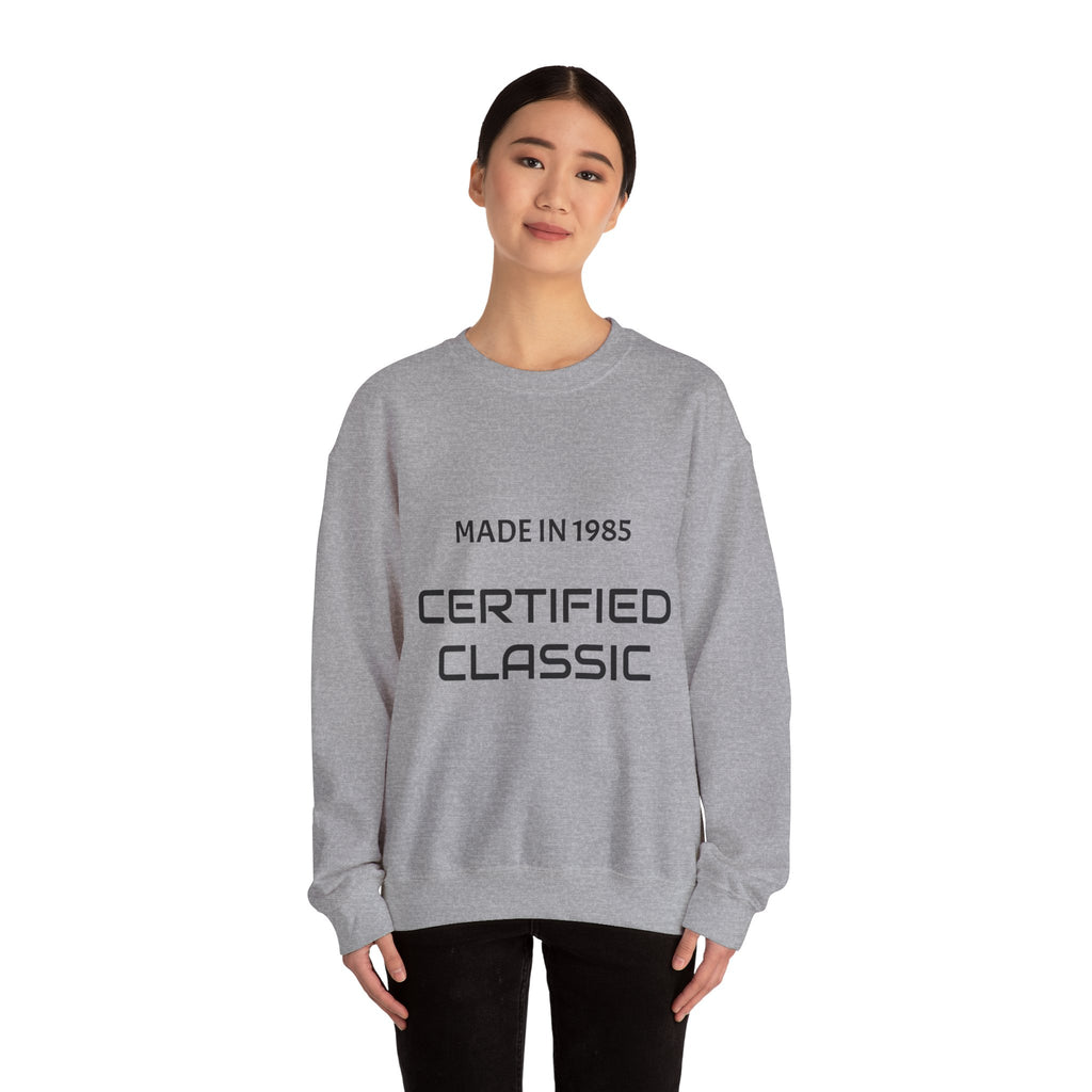 Crewneck Sweatshirt — "Certified Classic" Pullover