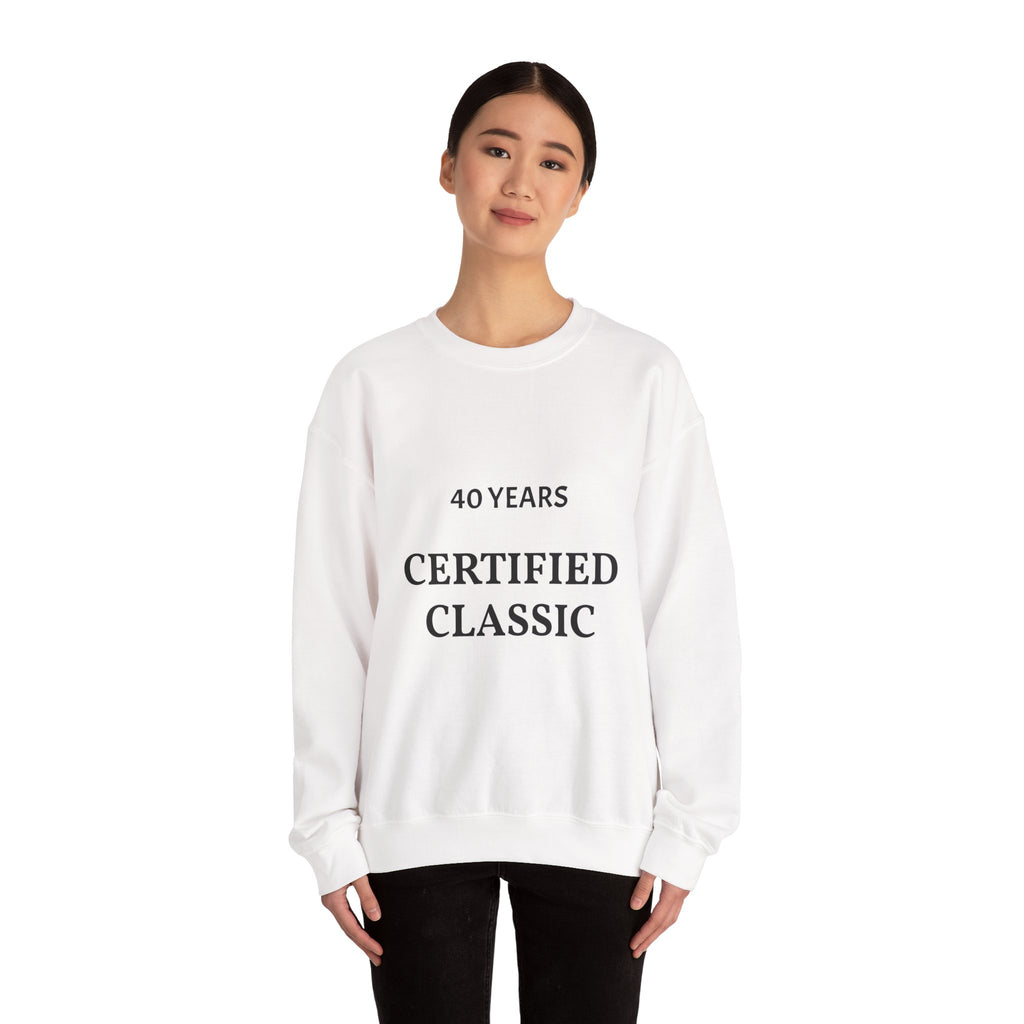 Crewneck Sweatshirt — "Certified Classic" Pullover