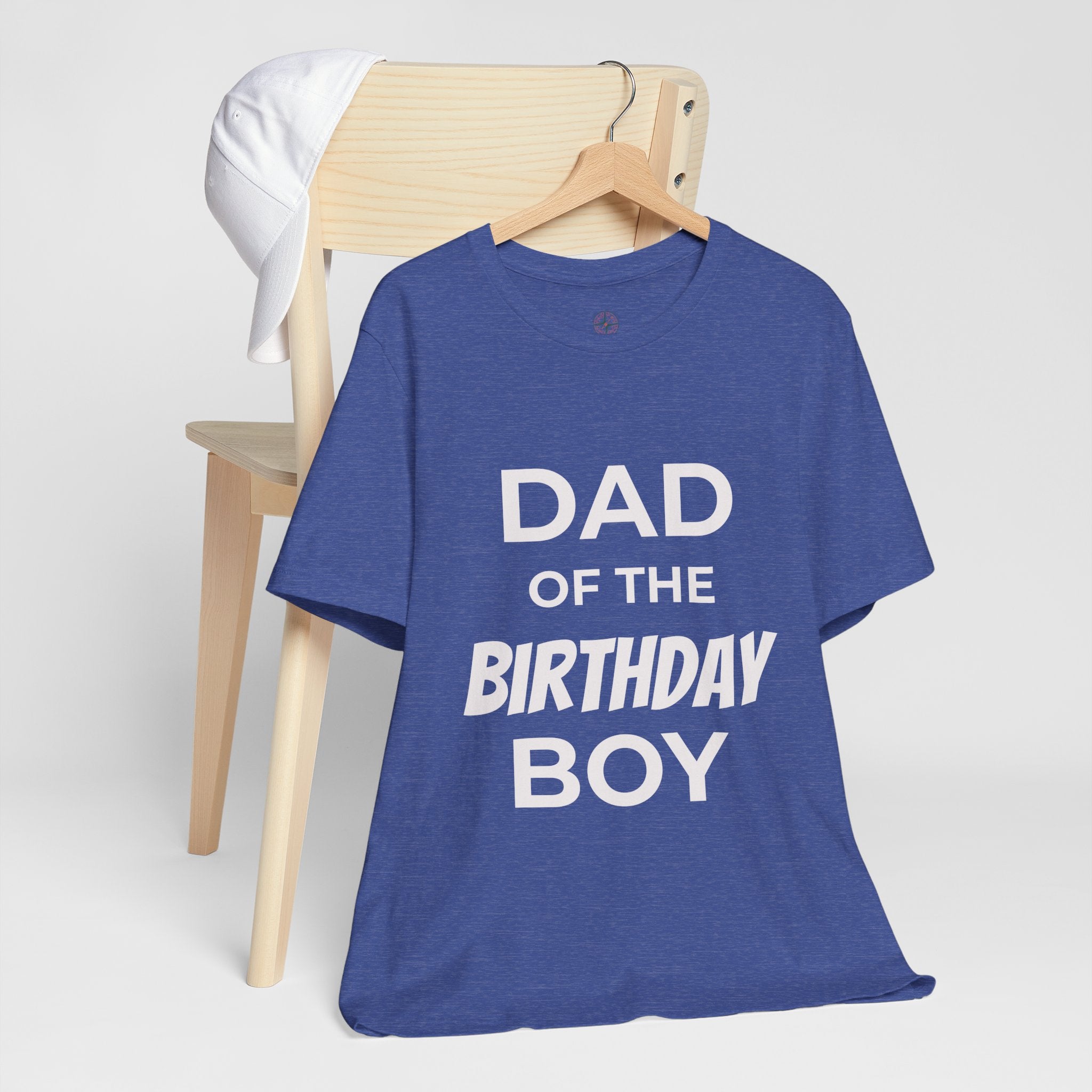 Custom Adult Birthday Crew Neck Tee - Unisex - Title/Role on front - Birthday person on front - Age on back