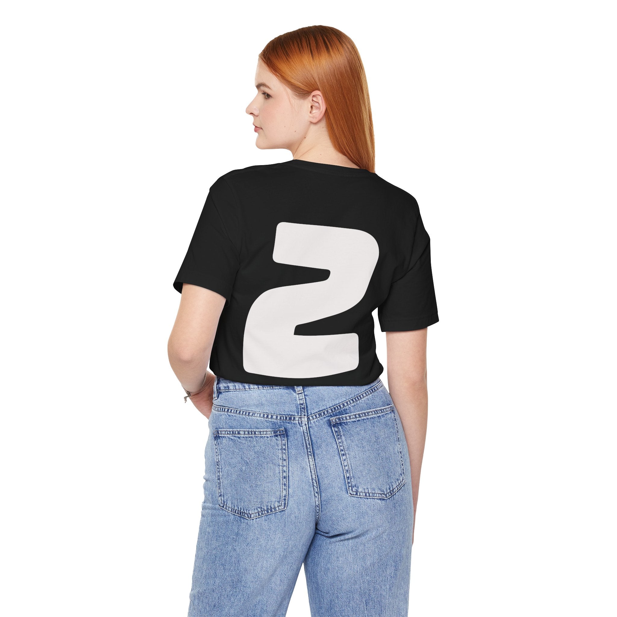 Custom Adult Birthday Crew Neck Tee - Unisex - Title/Role on front - Birthday person on front - Age on back