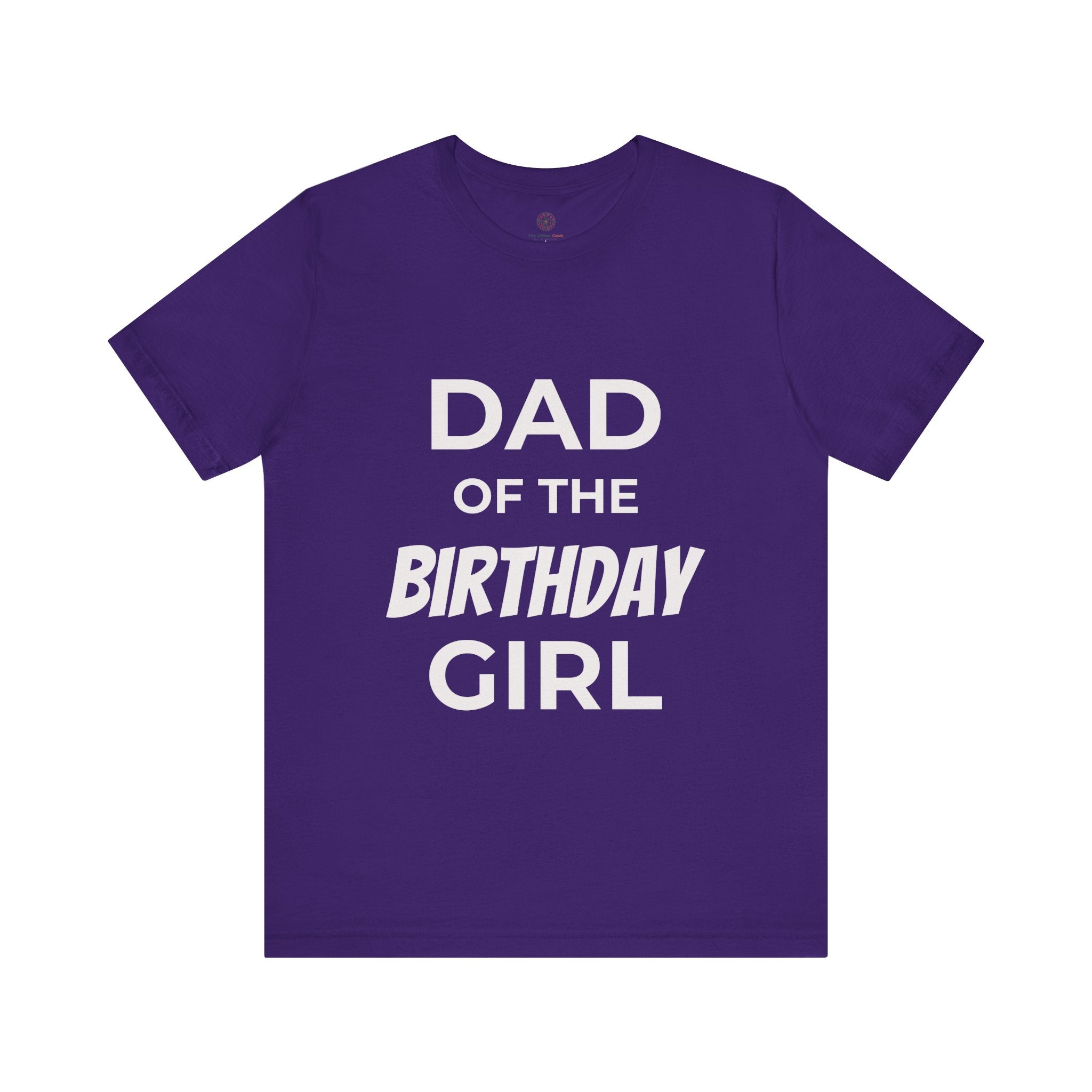 Custom Adult Birthday Crew Neck Tee - Unisex - Title/Role on front - Birthday person on front - Age on back
