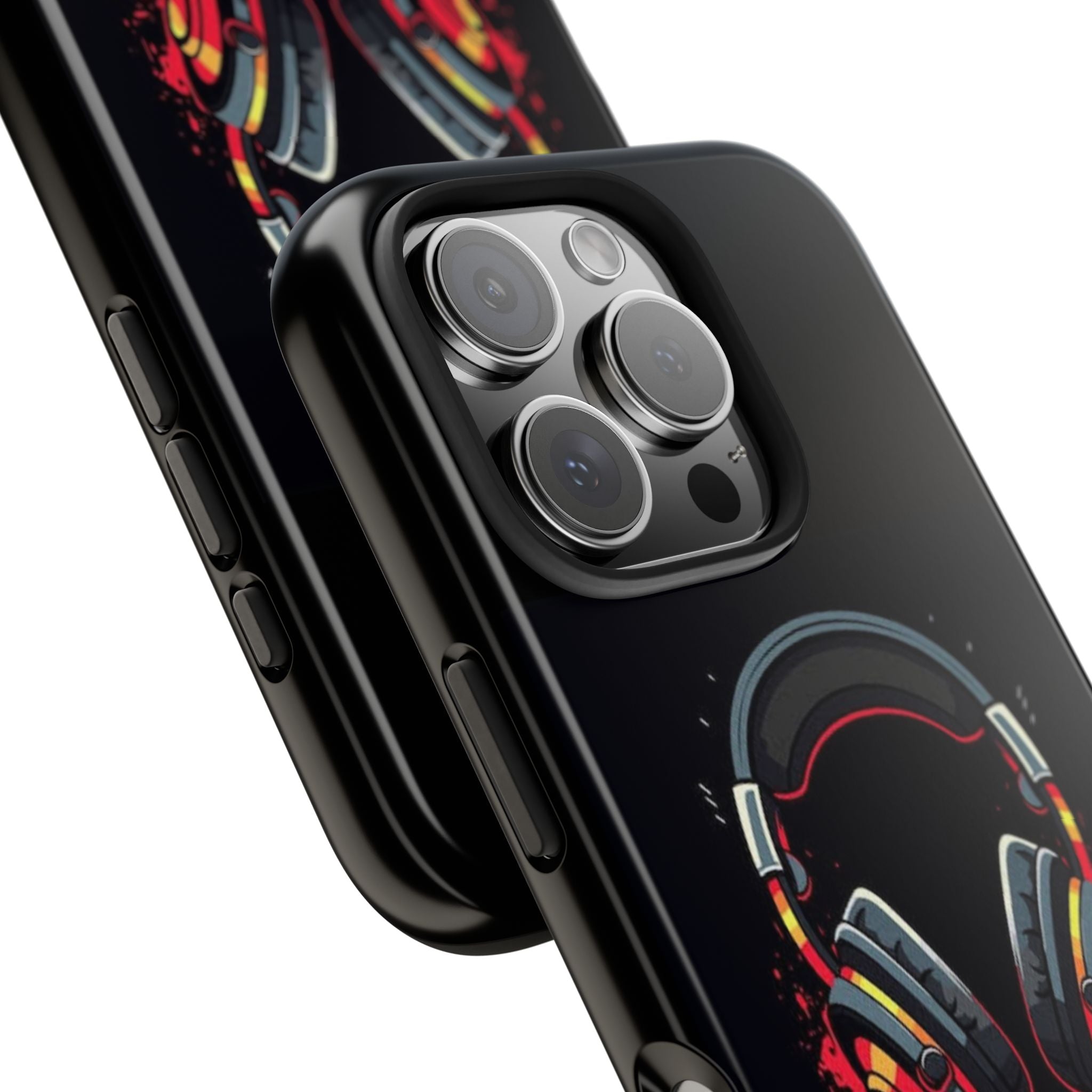 Gamer Life Tough Phone Case with Gamer Headset Design