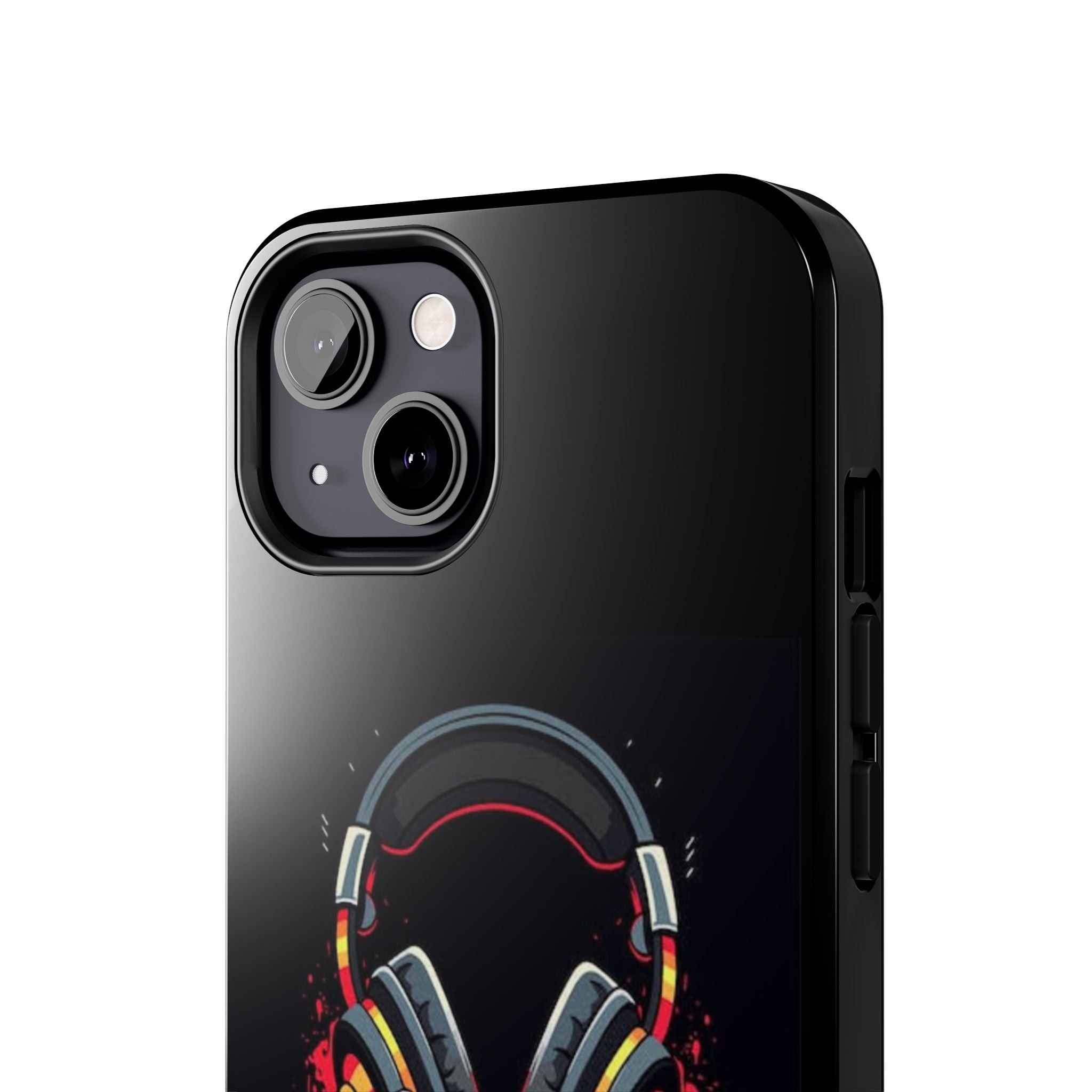 Gamer Life Tough Phone Case with Gamer Headset Design