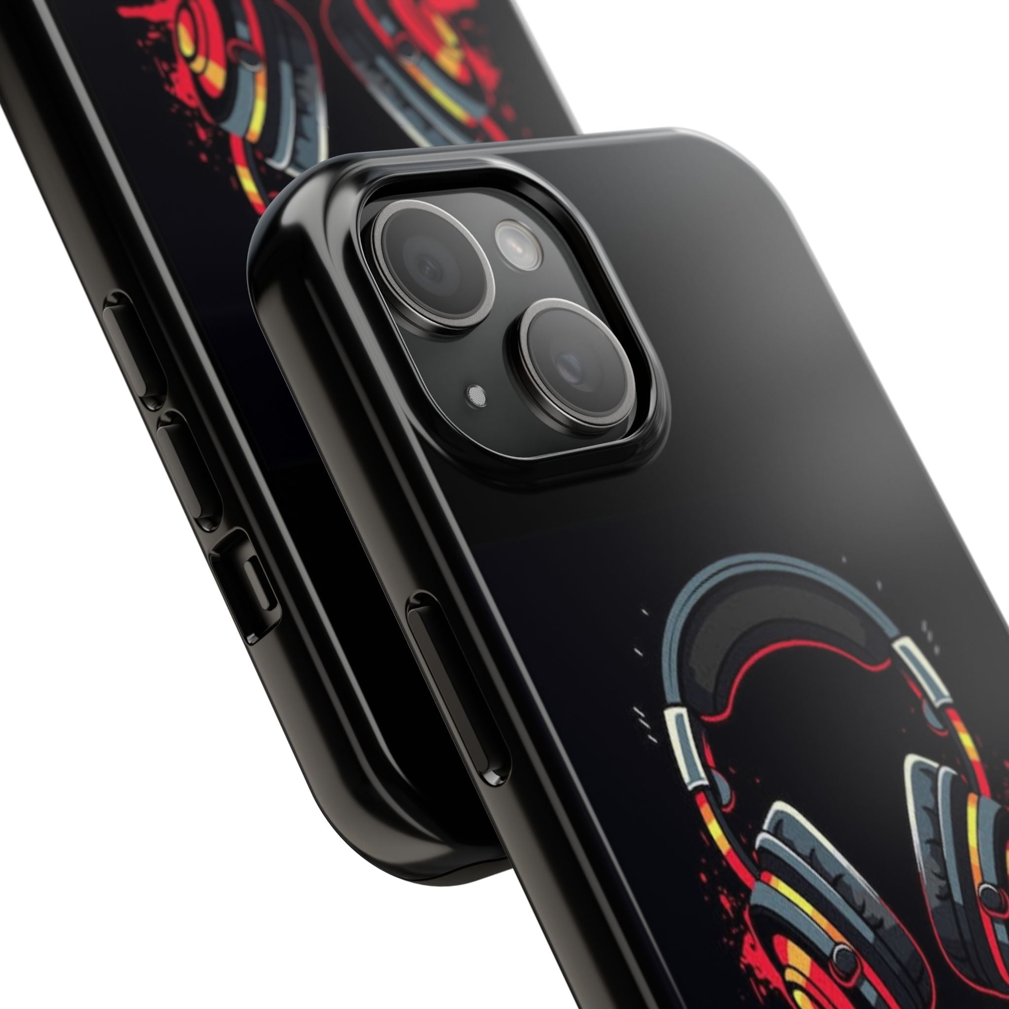 Gamer Life Tough Phone Case with Gamer Headset Design