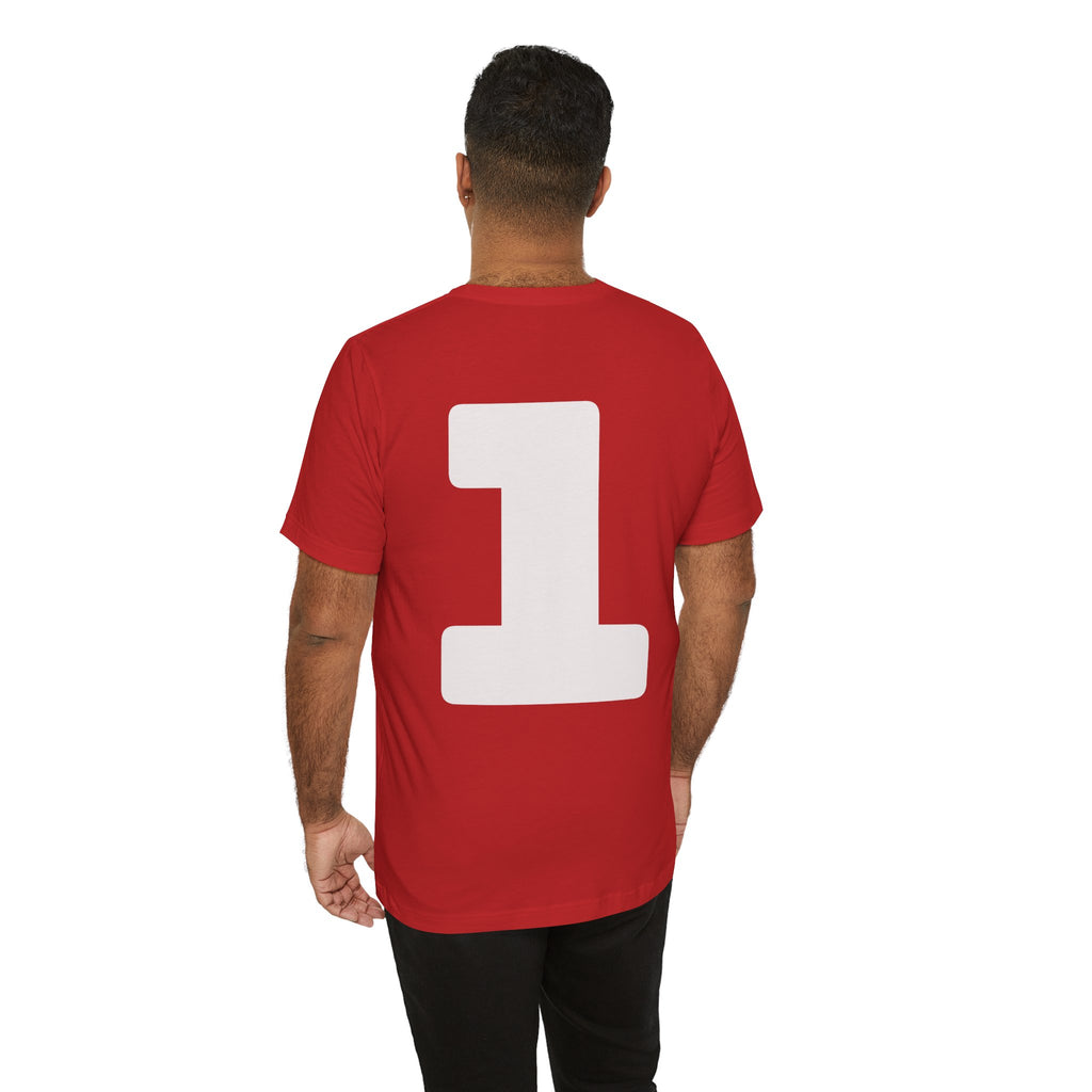 Custom Adult Birthday Crew Neck Tee - Unisex - Title/Role on front - Birthday person on front - Age on back