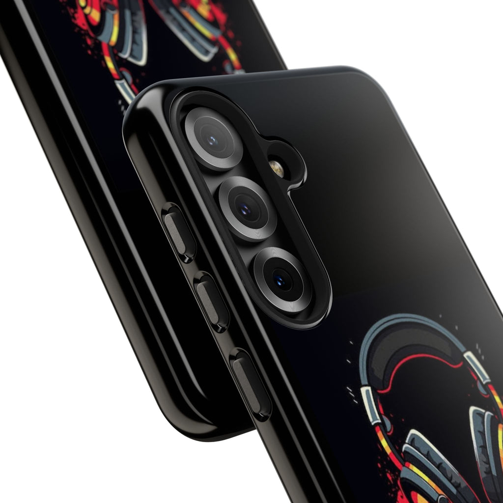 Gamer Life Tough Phone Case with Gamer Headset Design