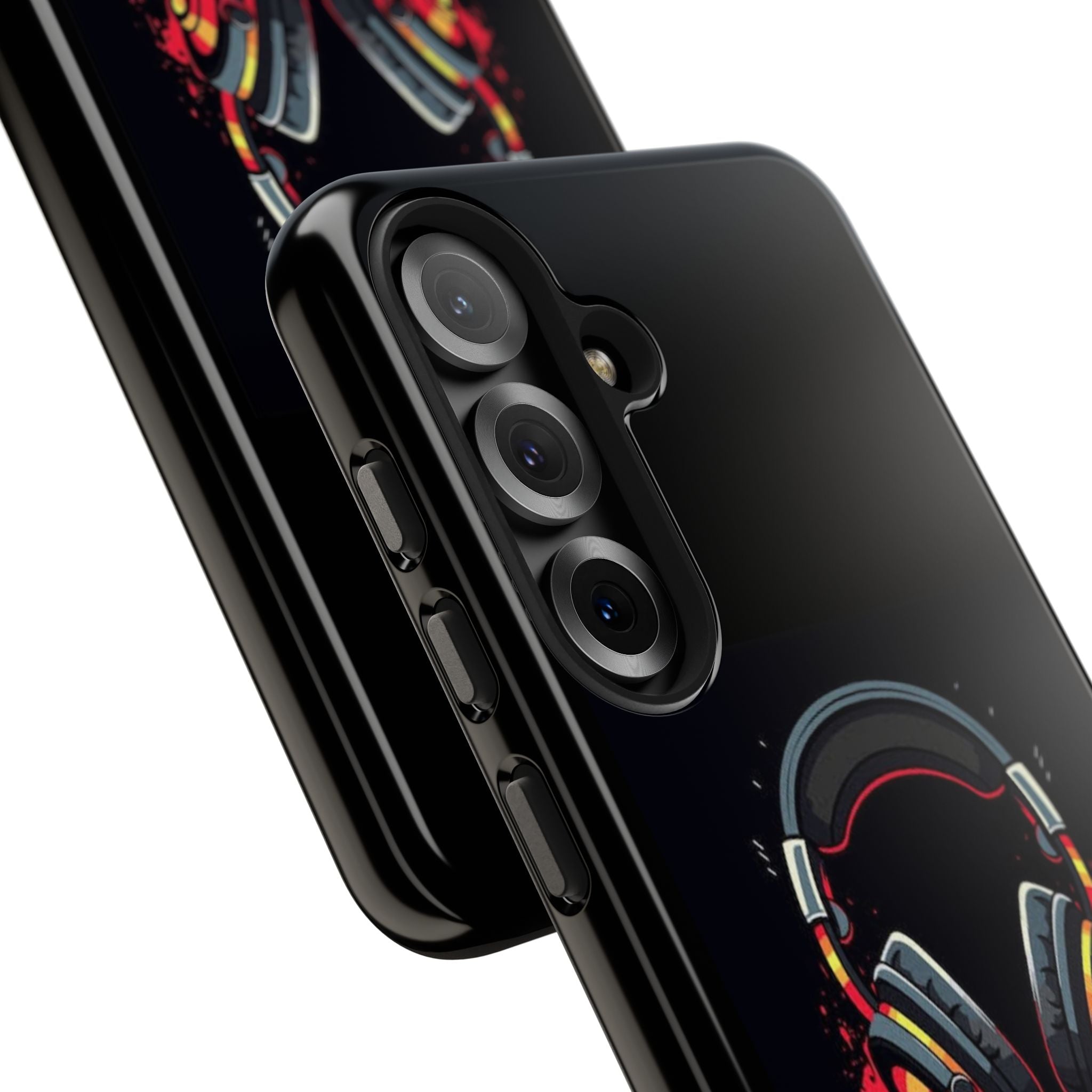 Gamer Life Tough Phone Case with Gamer Headset Design