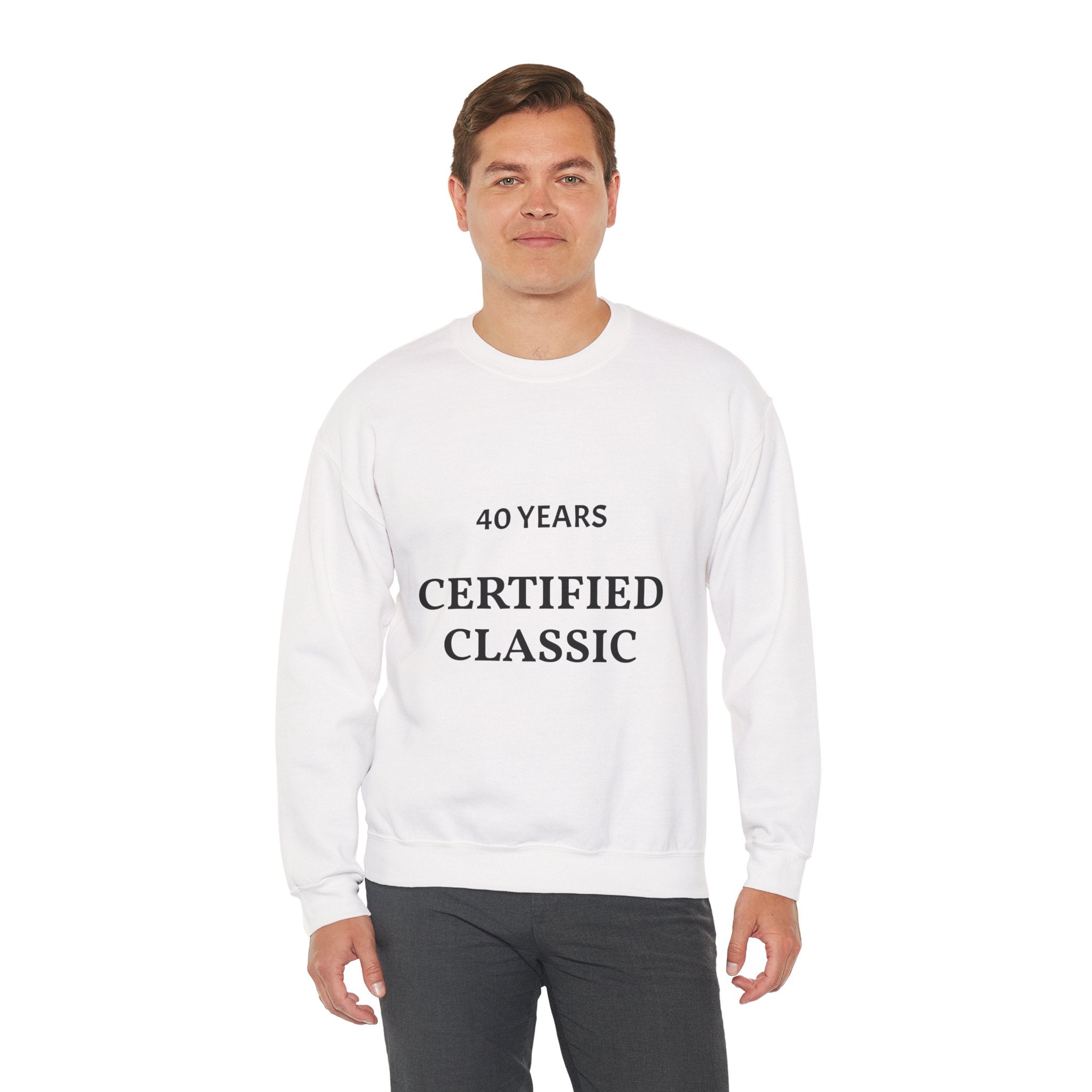 Crewneck Sweatshirt — "Certified Classic" Pullover