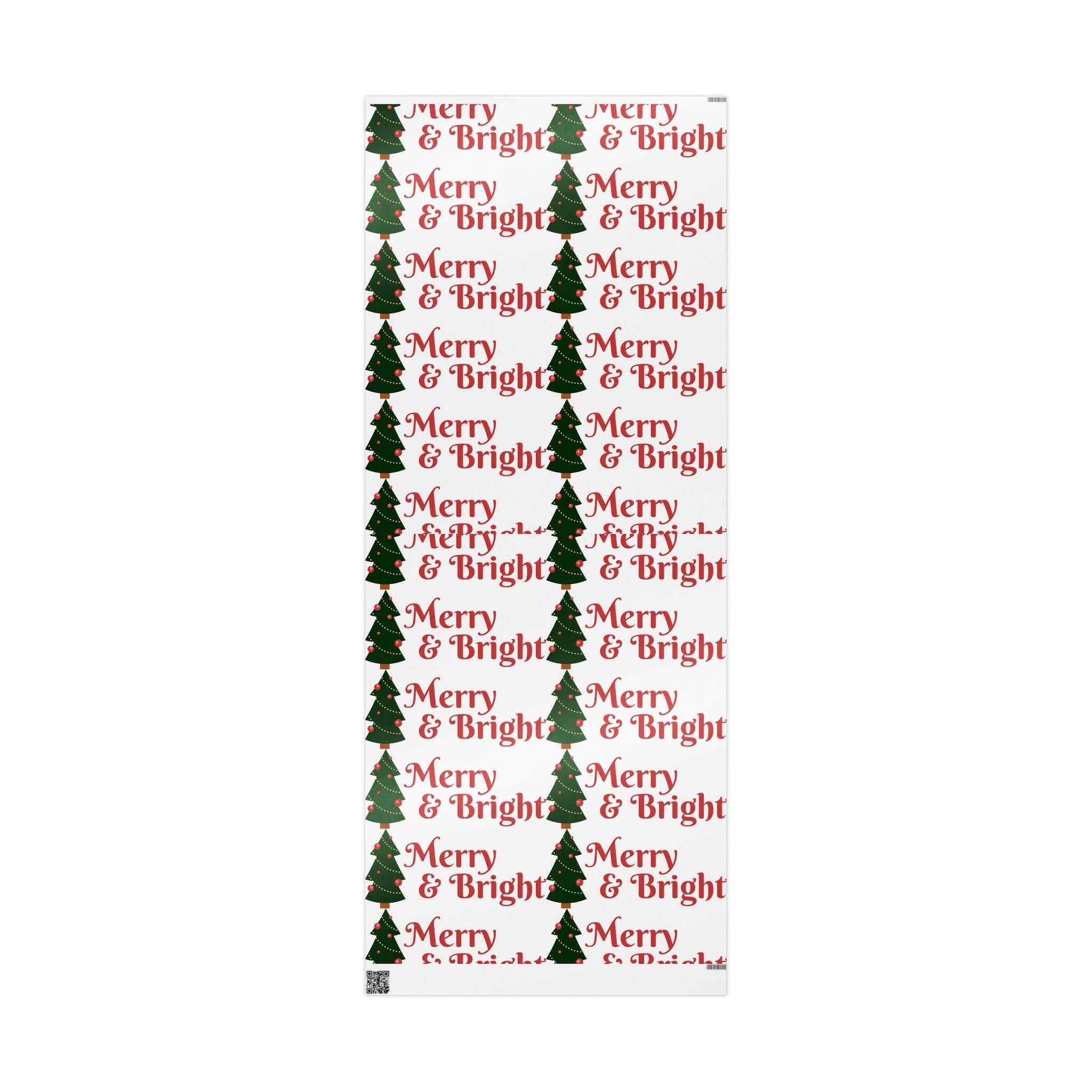 Festive Christmas Wrapping Paper with Merry Design