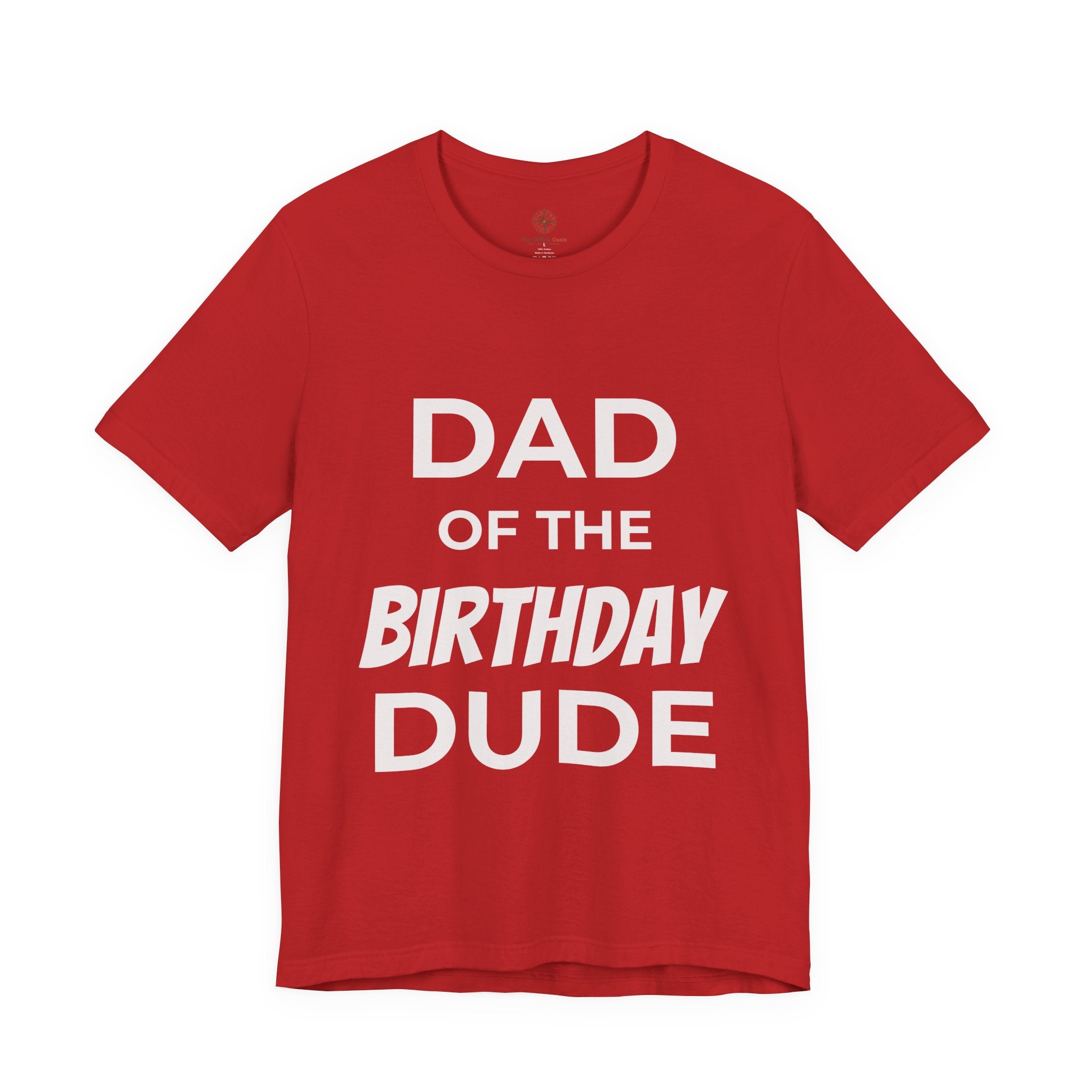 Custom Adult Birthday Crew Neck Tee - Unisex - Title/Role on front - Birthday person on front - Age on back