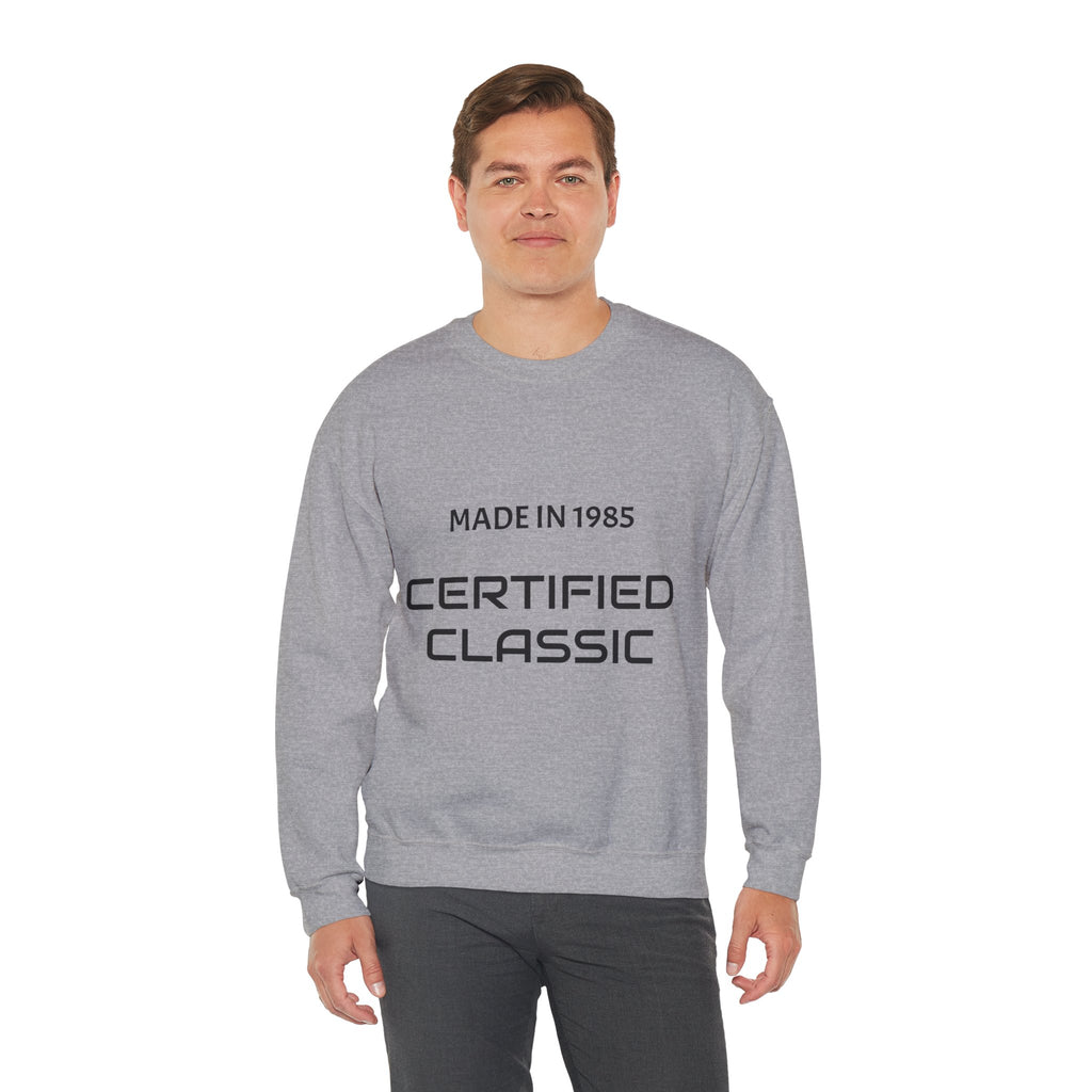 Crewneck Sweatshirt — "Certified Classic" Pullover