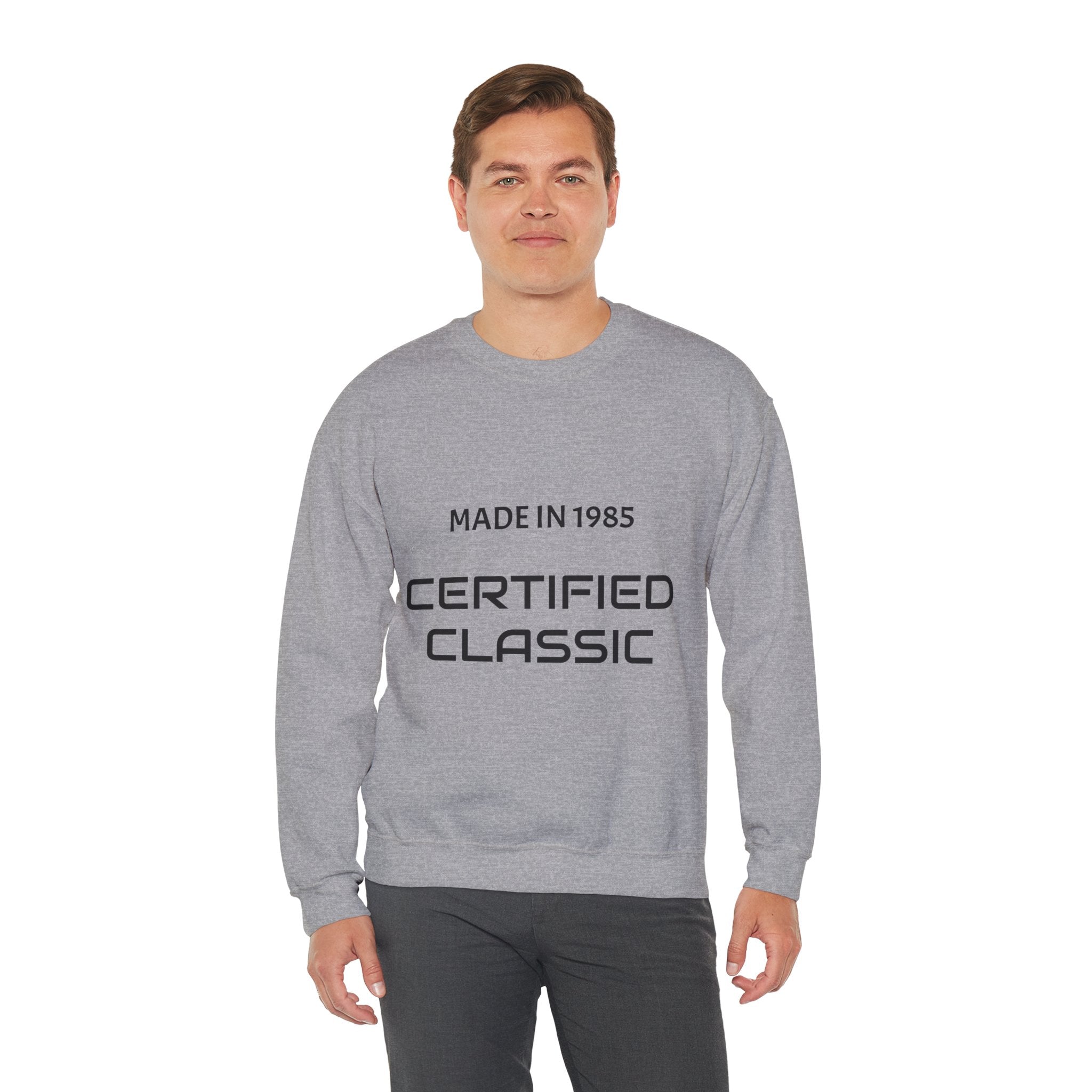 Crewneck Sweatshirt — "Certified Classic" Pullover