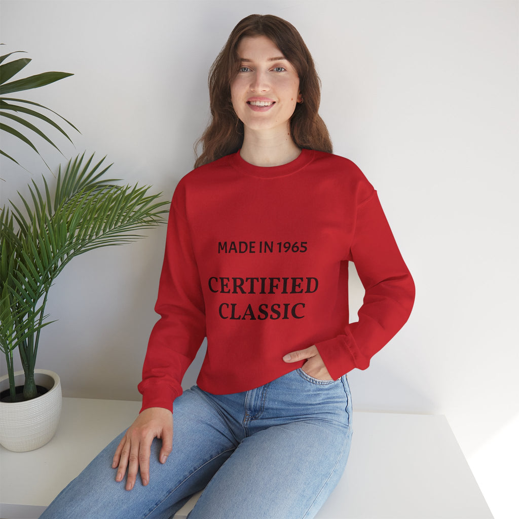 Crewneck Sweatshirt — "Certified Classic" Pullover